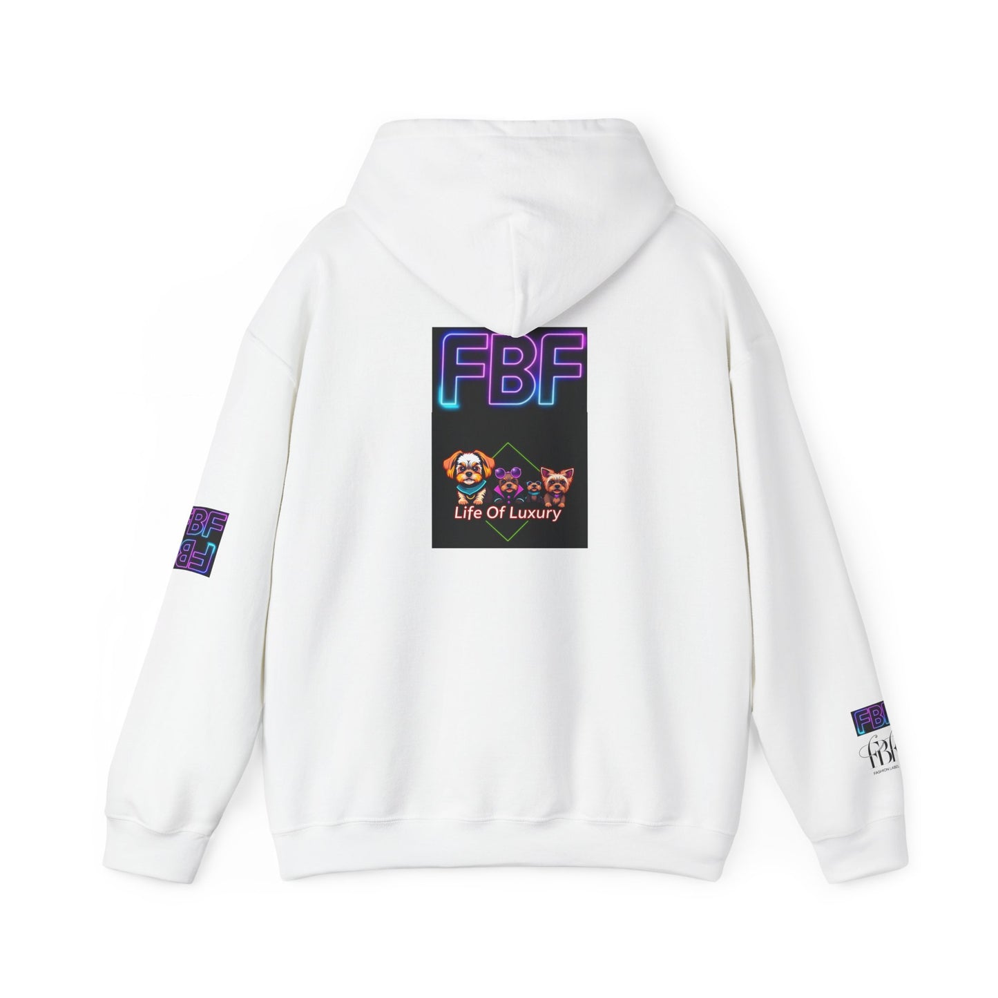Luxury Life Unisex Hoodie - Cozy Sweatshirt for Pet Lovers, Gift for Birthdays, Everyday Wear, Chill Vibes, FBF Collection