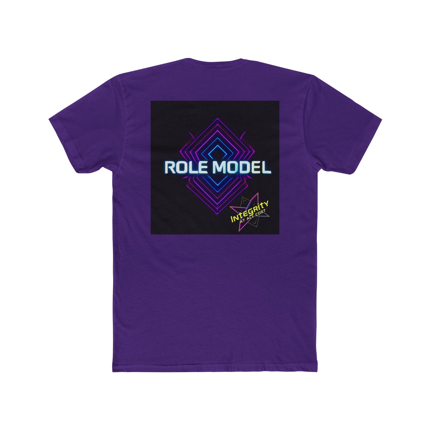 Unisex Cotton Crew Tee with Honor Respect and Role Model Design - Ideal for Gifts, Casual Wear, Appreciation Events, and Motivational Days