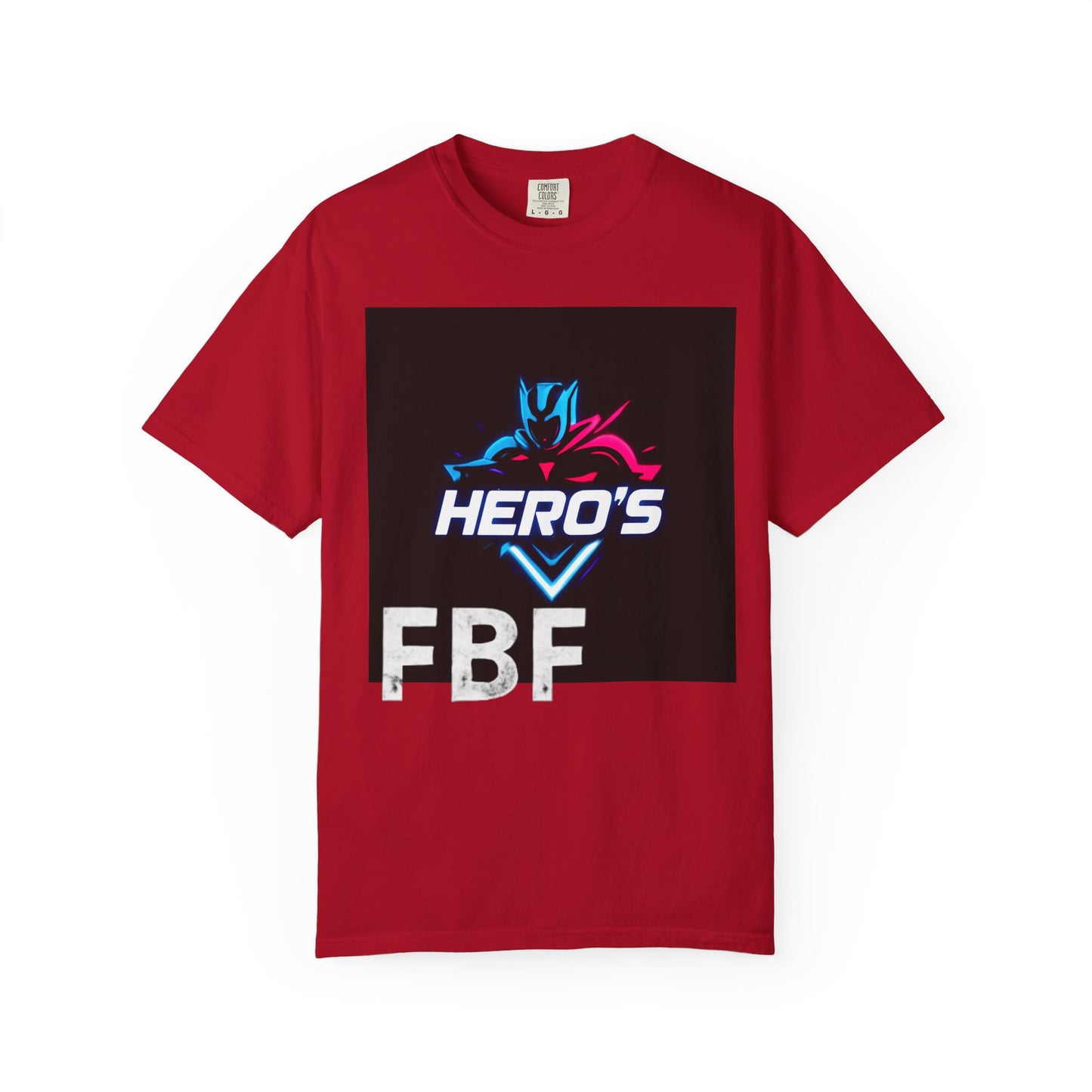 Hero's Unisex Garment-Dyed T-shirt, Casual Tee, Perfect for Gifting, Comic Fans, Hero Celebrations, Graphic Tee, Everyday Wear