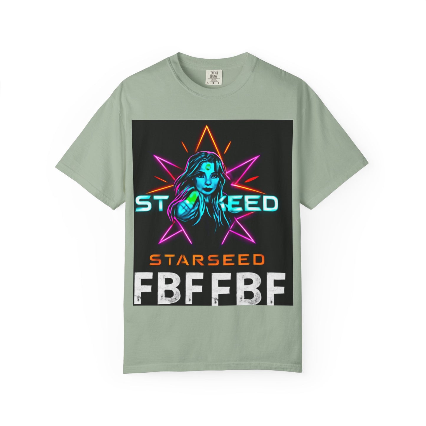 Neon Graphic T-Shirt - Starseed FBF Tee, Unisex Fashion, Cool Gift, Festival Wear, Retro Style, Casual Streetwear