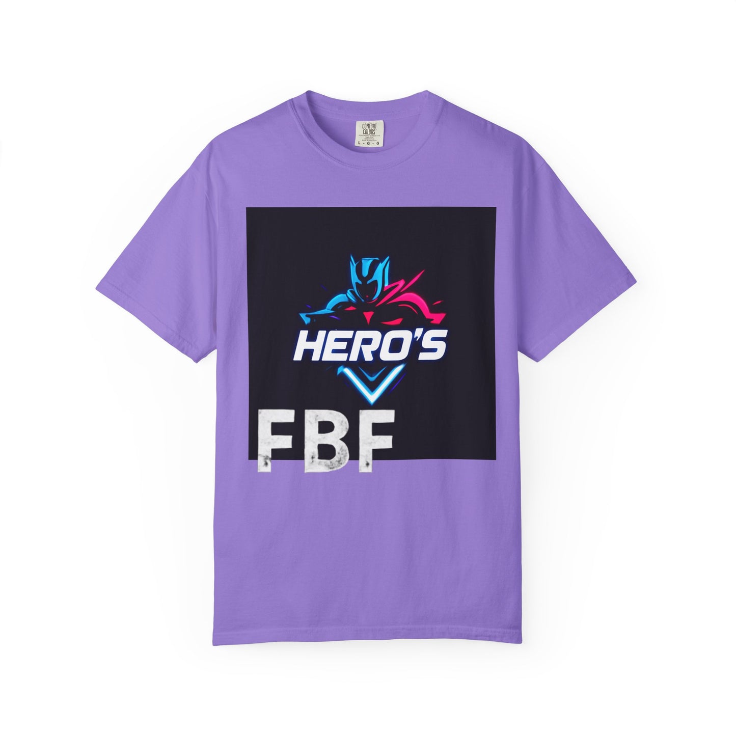Hero's Unisex Garment-Dyed T-shirt, Casual Tee, Perfect for Gifting, Comic Fans, Hero Celebrations, Graphic Tee, Everyday Wear