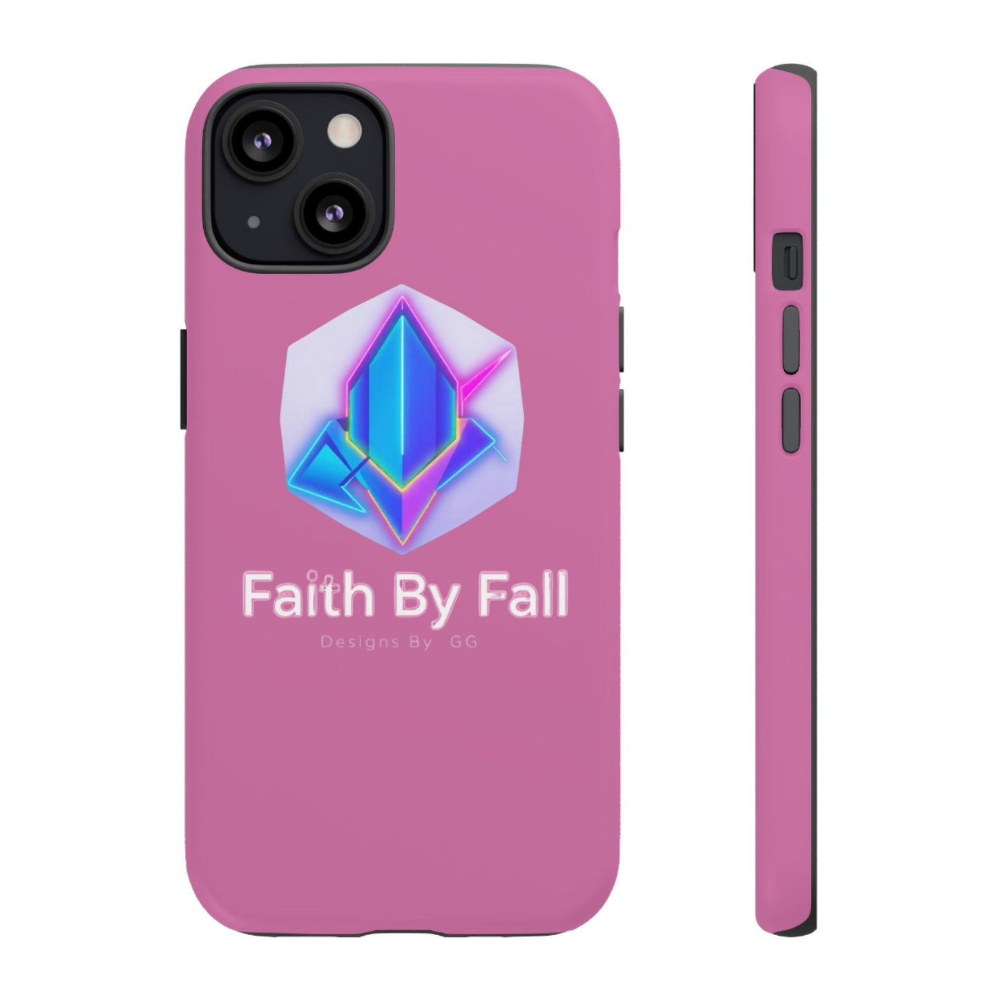 Vibrant Phone Case with Motivational Design - Faith By Fall, Colorful Phone Cover, Customizable Mobile Accessory, Unique Gift Idea, [...]