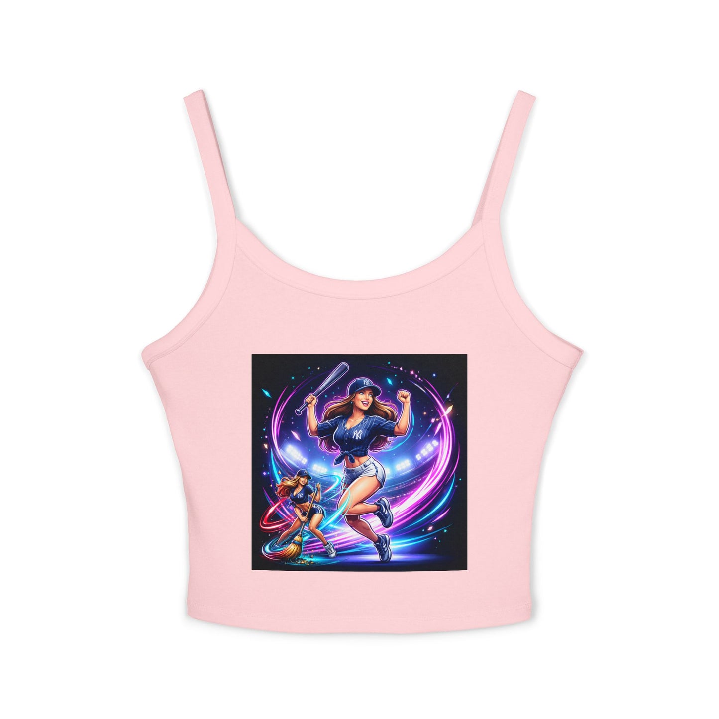 Yankees sweep Women's Spaghetti Strap Tank Top