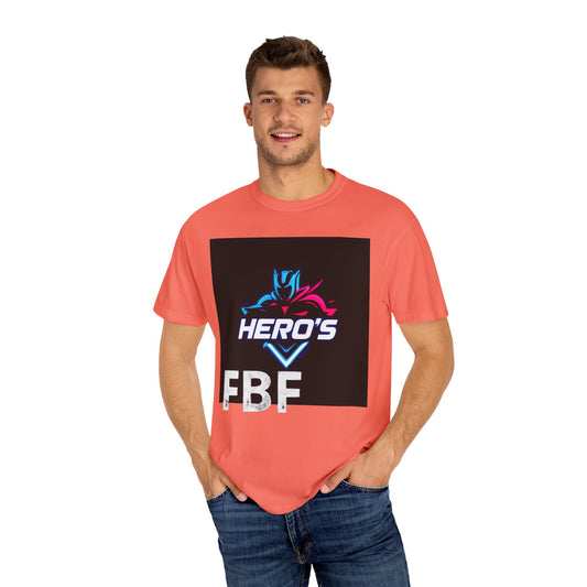 Hero's Unisex Garment-Dyed T-shirt, Casual Tee, Perfect for Gifting, Comic Fans, Hero Celebrations, Graphic Tee, Everyday Wear