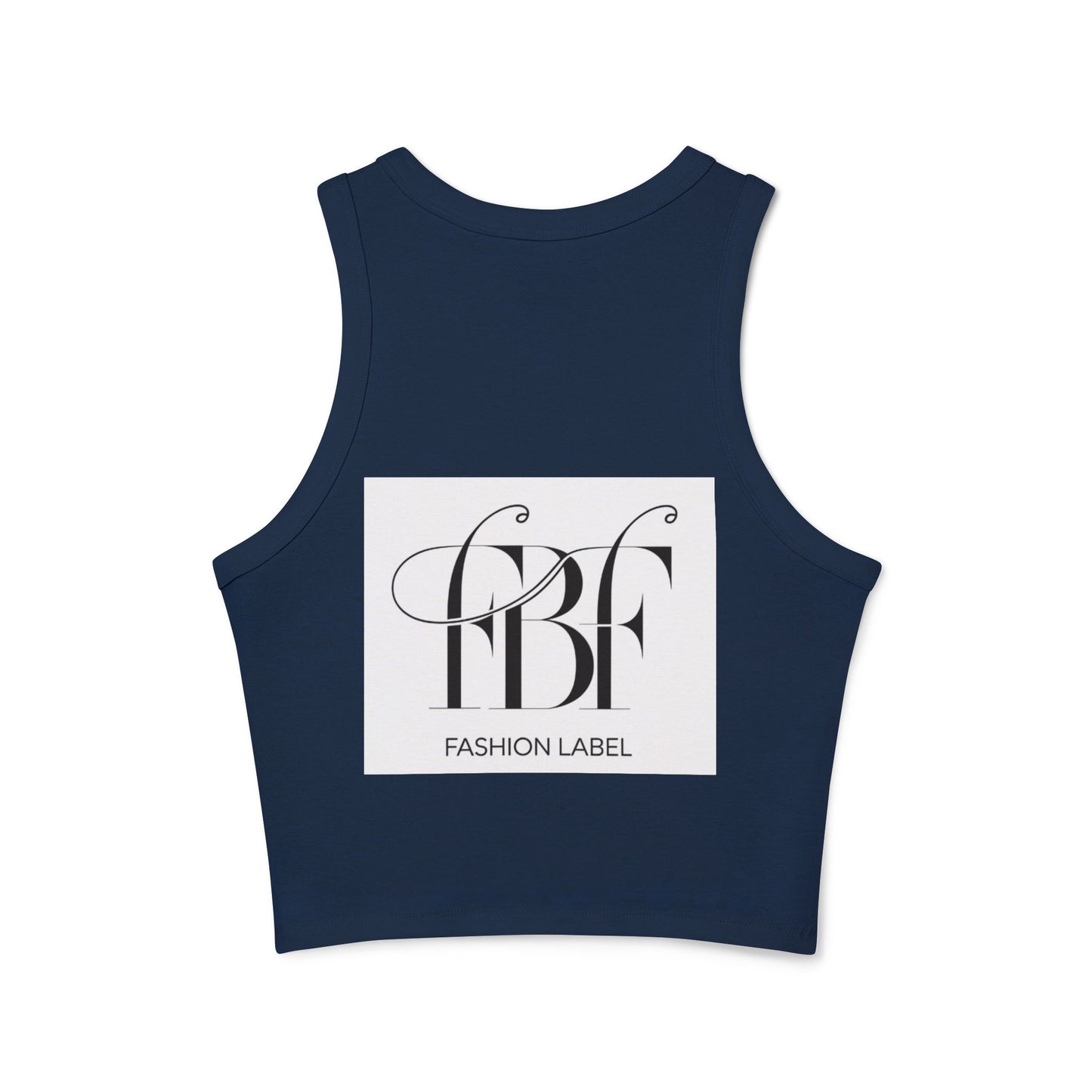 Neon Crowned Dog Racer Tank Top | Women's Casual Wear, Summer Clothing, Beach Gear, Animal Lover Gift, Fashion Statement