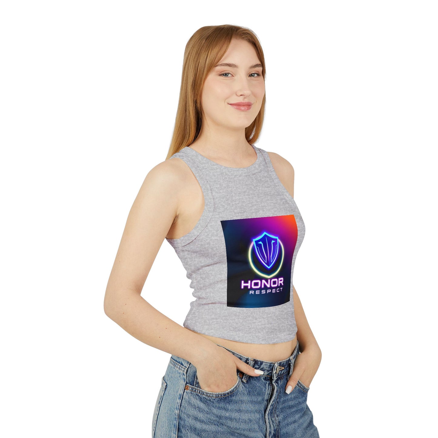 Women's Micro Rib Racer Tank Top