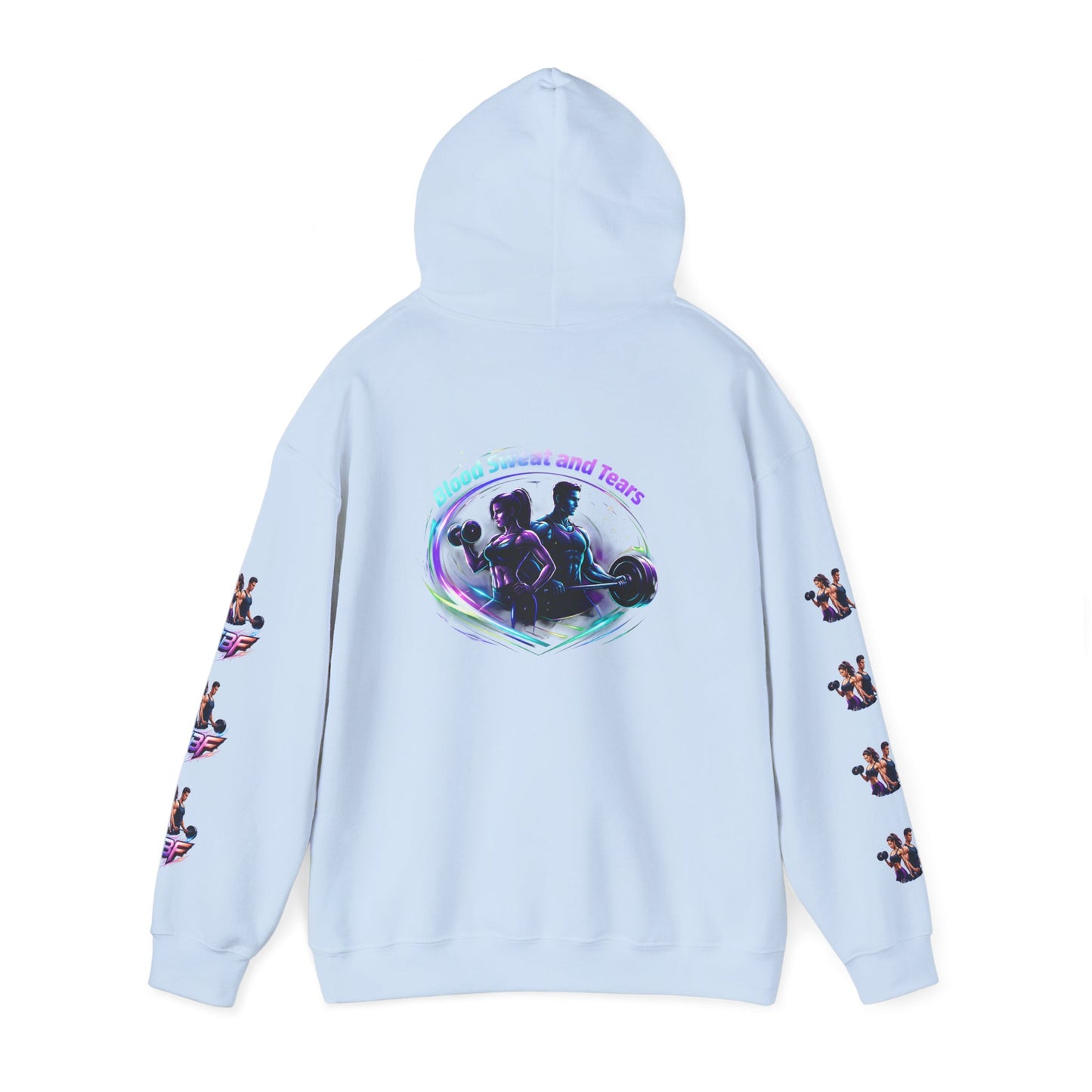 Weightlifting Hoodie — "Blood, Sweat and Tears" Fitness Pullover