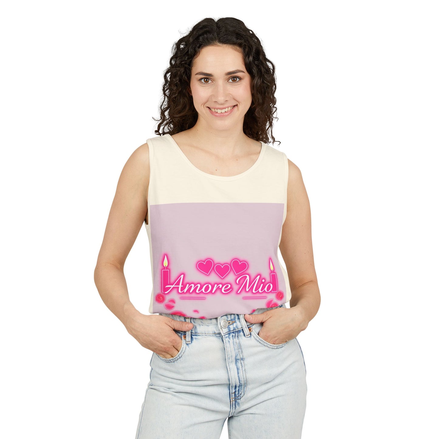Unisex Graphic Tank Top, Cute Casual Summer Wear, Perfect for Gifts, Self-Love Celebration, Festive & Fun, Daily Comfort