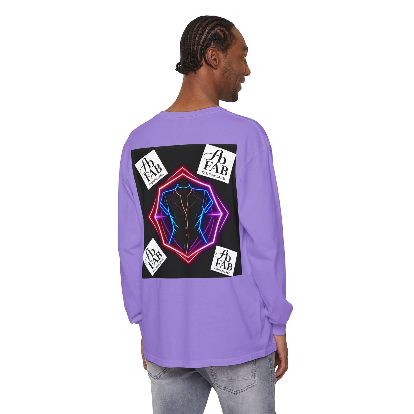 Unisex Garment-dyed Long Sleeve T-Shirt