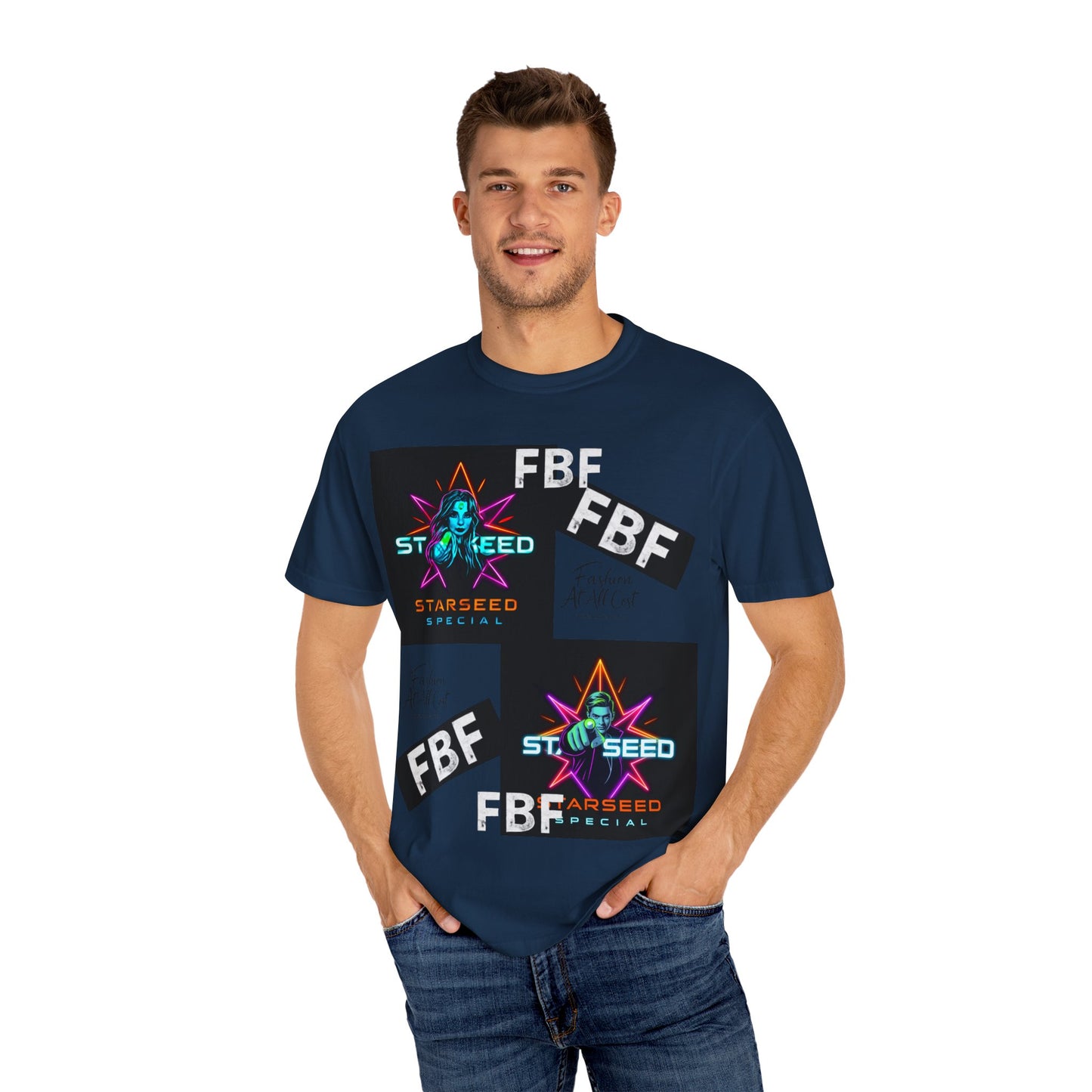 Garment-Dyed T-shirt, Trendy Graphic Tee, Casual Streetwear, Gift for Fashion Lovers, Unisex Style, Everyday Wear