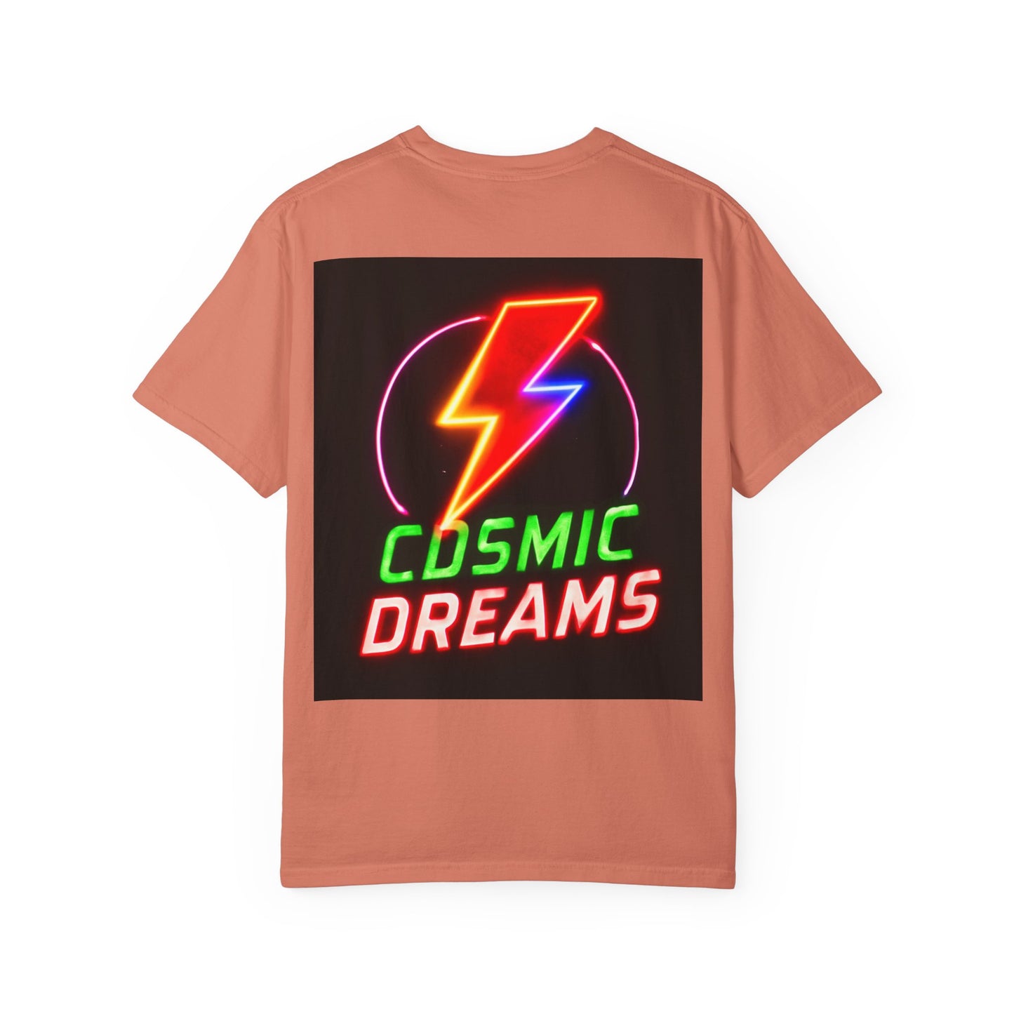 Vibrant Unisex Graphic T-Shirt, Cosmic Dreams Tee, Retro Neon Shirt, Stylish Casual Wear, Gift for Gamers & Dreamers