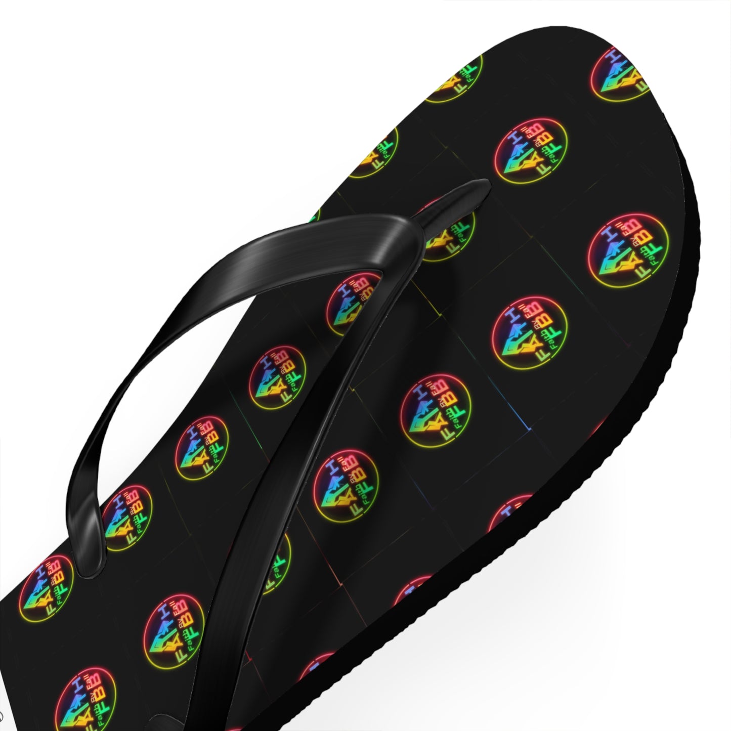 Vibrant Faith Flip Flops | Summer Style, Beachwear, Casual Sandals, Vacation Footwear, Fun Gift for Friends
