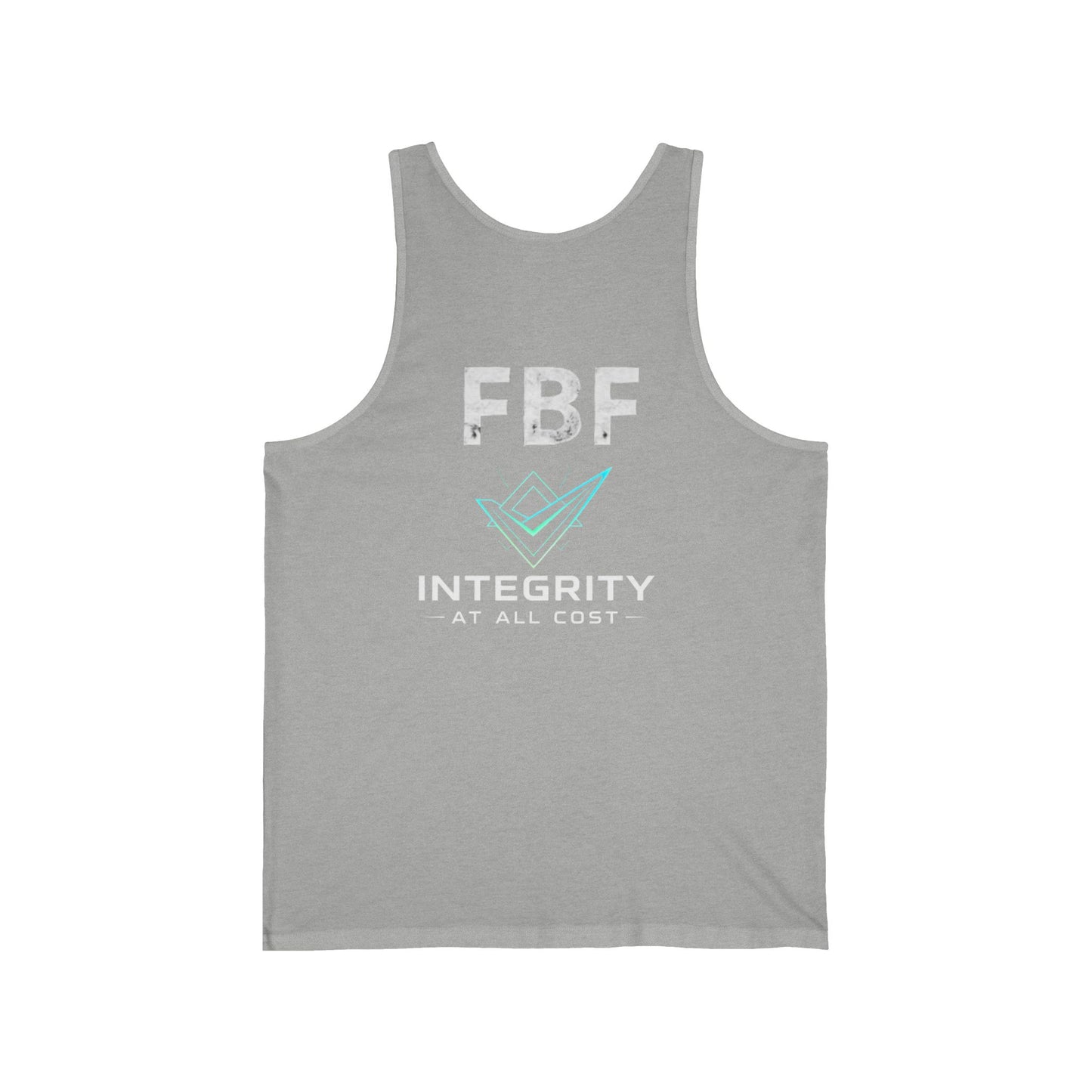 Colorful Graphic Unisex Jersey Tank Top, Inspirational Workout Tee, Summer Activewear, Spiritual Gift, Pride Day Apparel, Yoga Tank