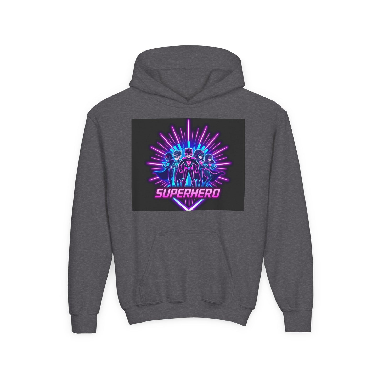 Youth Superhero Sweatshirt for Kids, Fun Hoodie for Playdates, Gift for Birthdays, Cool Sweatshirt for Young Heroes, Perfect for Casual Wear