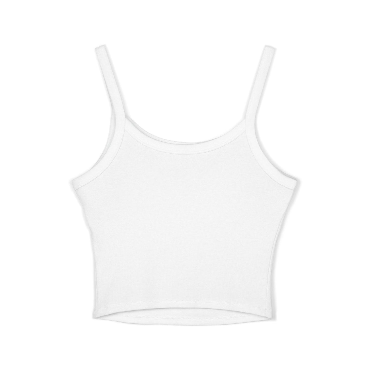 Women's Crop Tank Top — Colorful 'fb fab' Retro Swirl Graphic