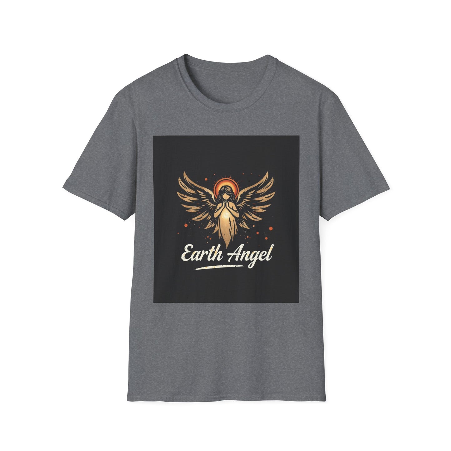 Earth Angel Unisex T-Shirt | Softstyle Tee for Comfort, Great Gift for Birthdays, Casual Wear, Spiritual Gifts, Music Festivals