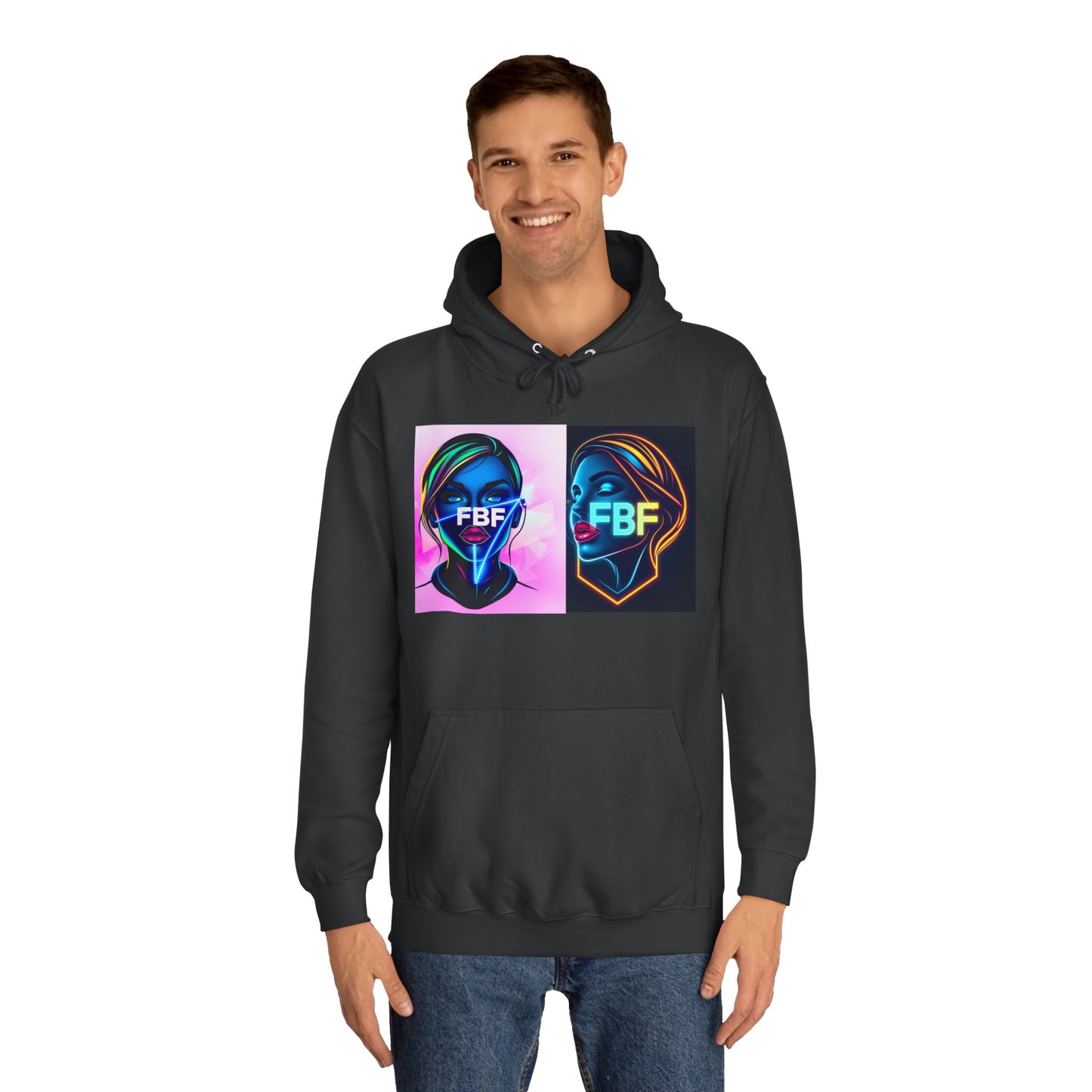 Vibrant Unisex College Hoodie with Neon Graphic Design, Trendy Sweatshirt, College Apparel, Unisex Hoodie, Gift for Students, [...]