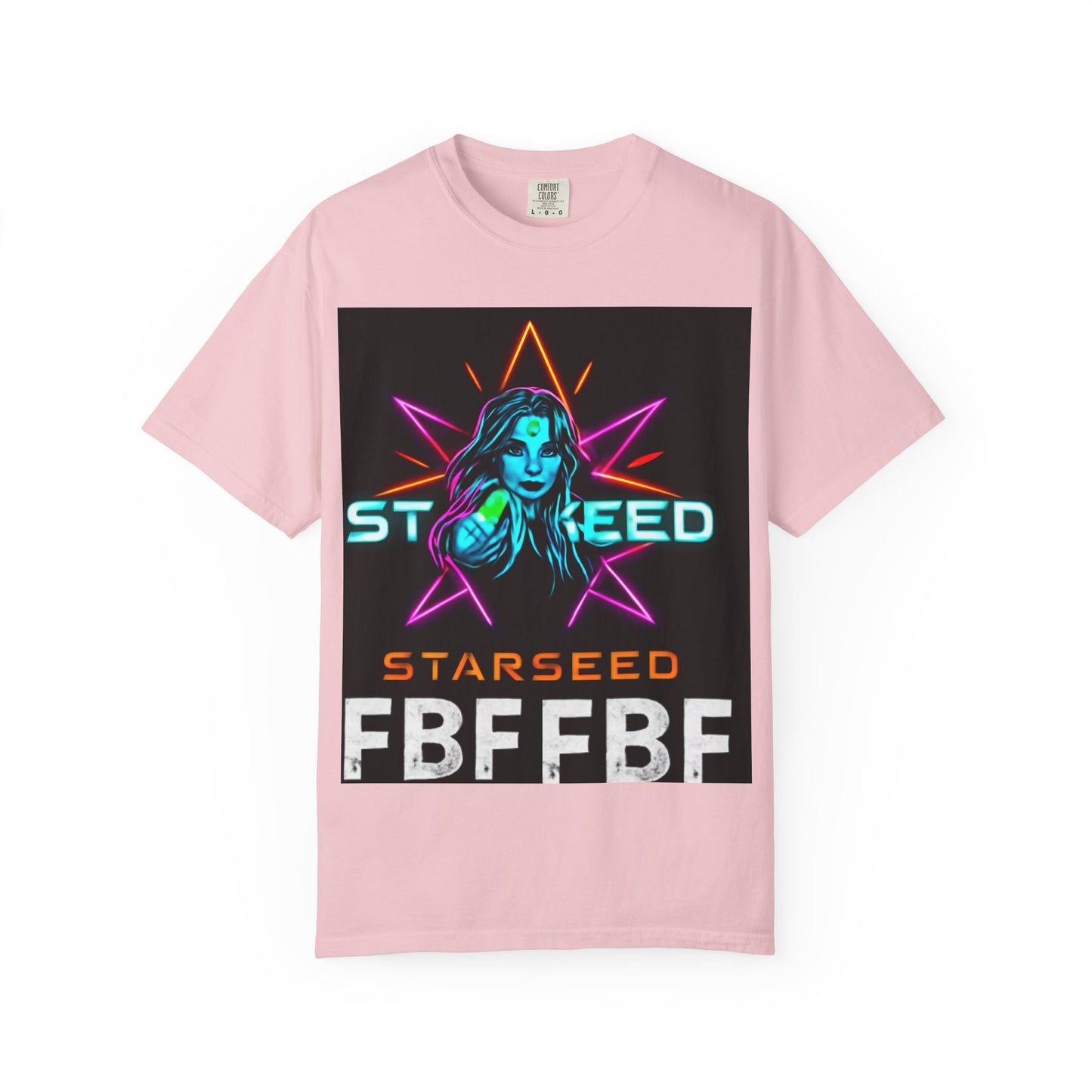 Neon Graphic T-Shirt - Starseed FBF Tee, Unisex Fashion, Cool Gift, Festival Wear, Retro Style, Casual Streetwear
