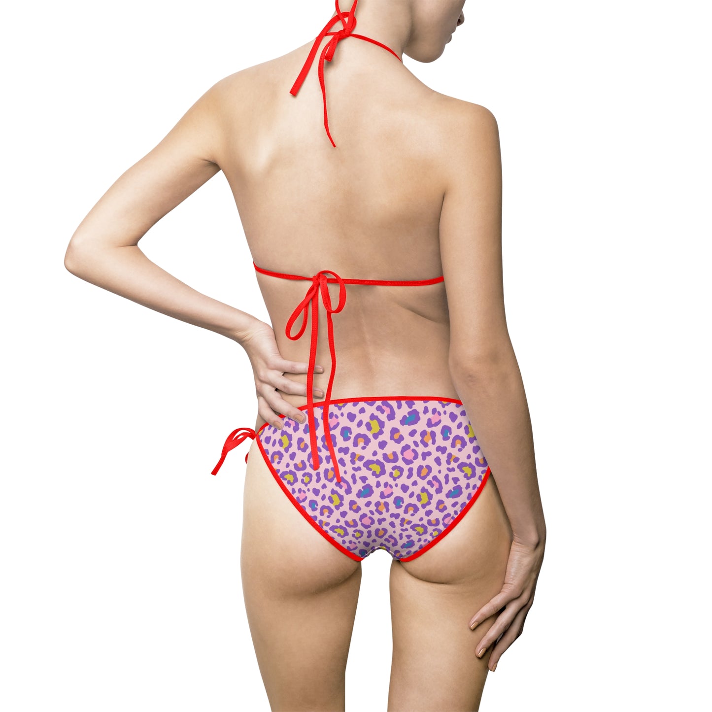 Pink pebbles Women's Bikini Swimsuit (AOP)