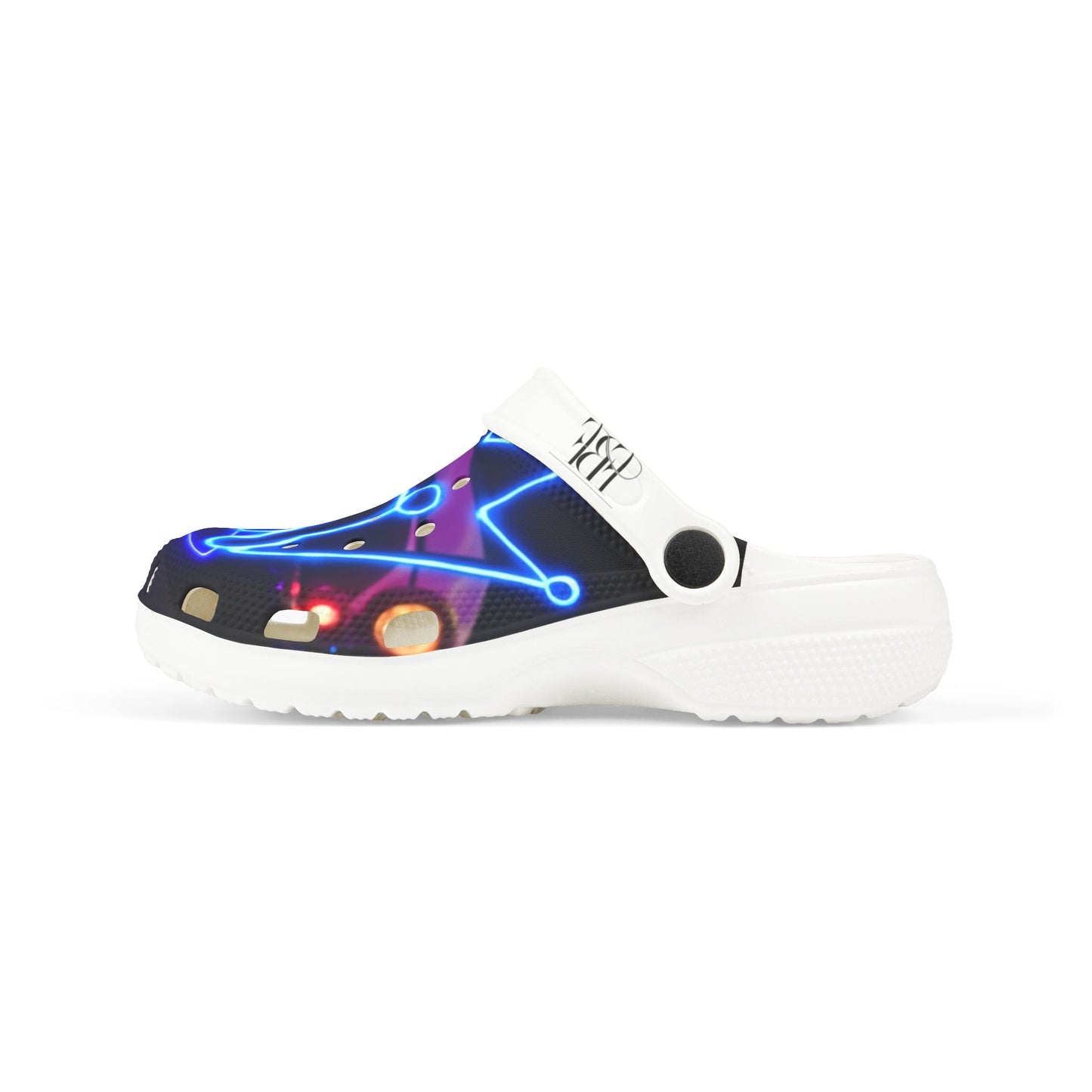 Glow-in-the-Dark Kid's Clogs, Fun Slip-On Footwear for Playdates, Summer, Birthday Gifts, Neon Design Shoes