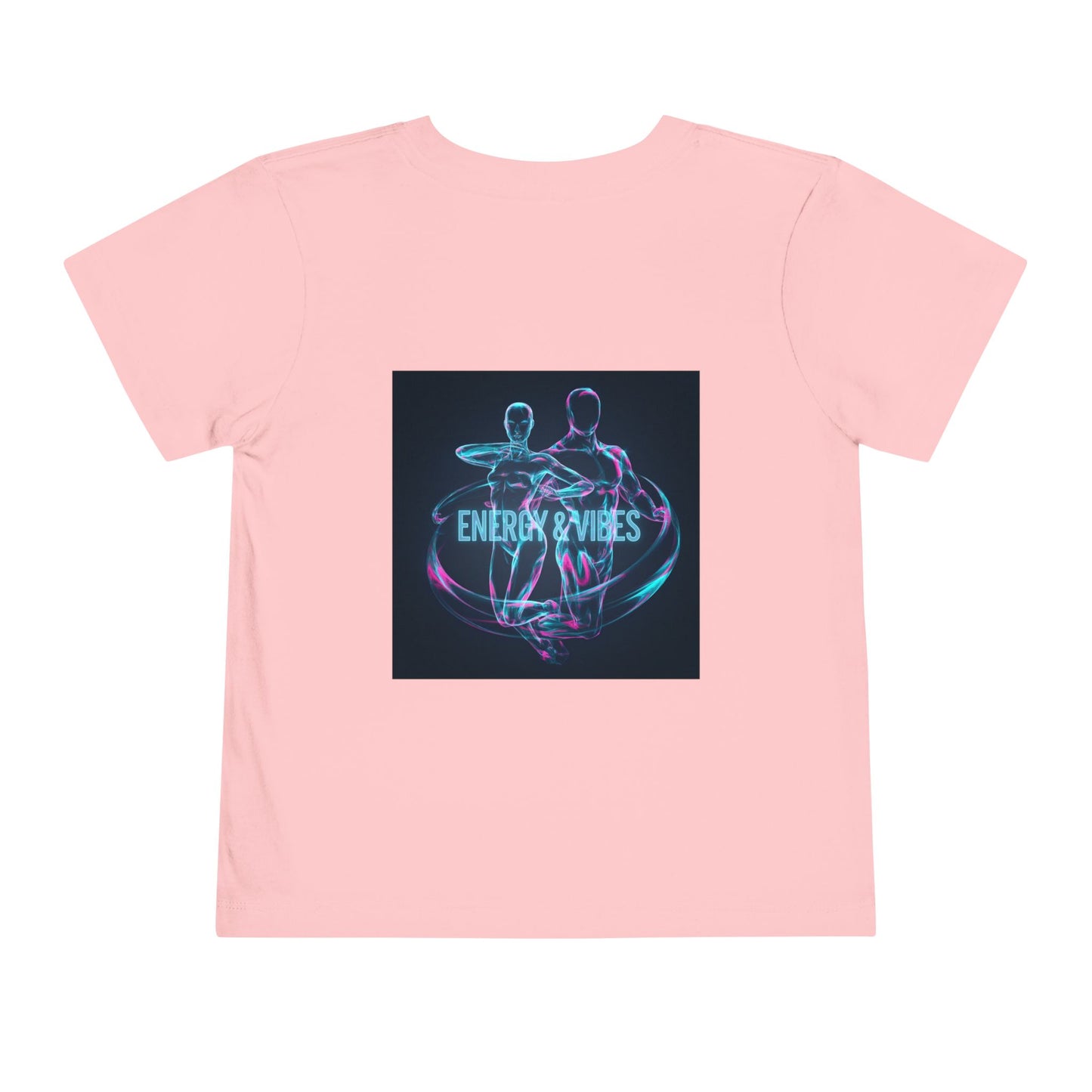 Toddler Tee — Energy & Vibes Neon Dance Graphic