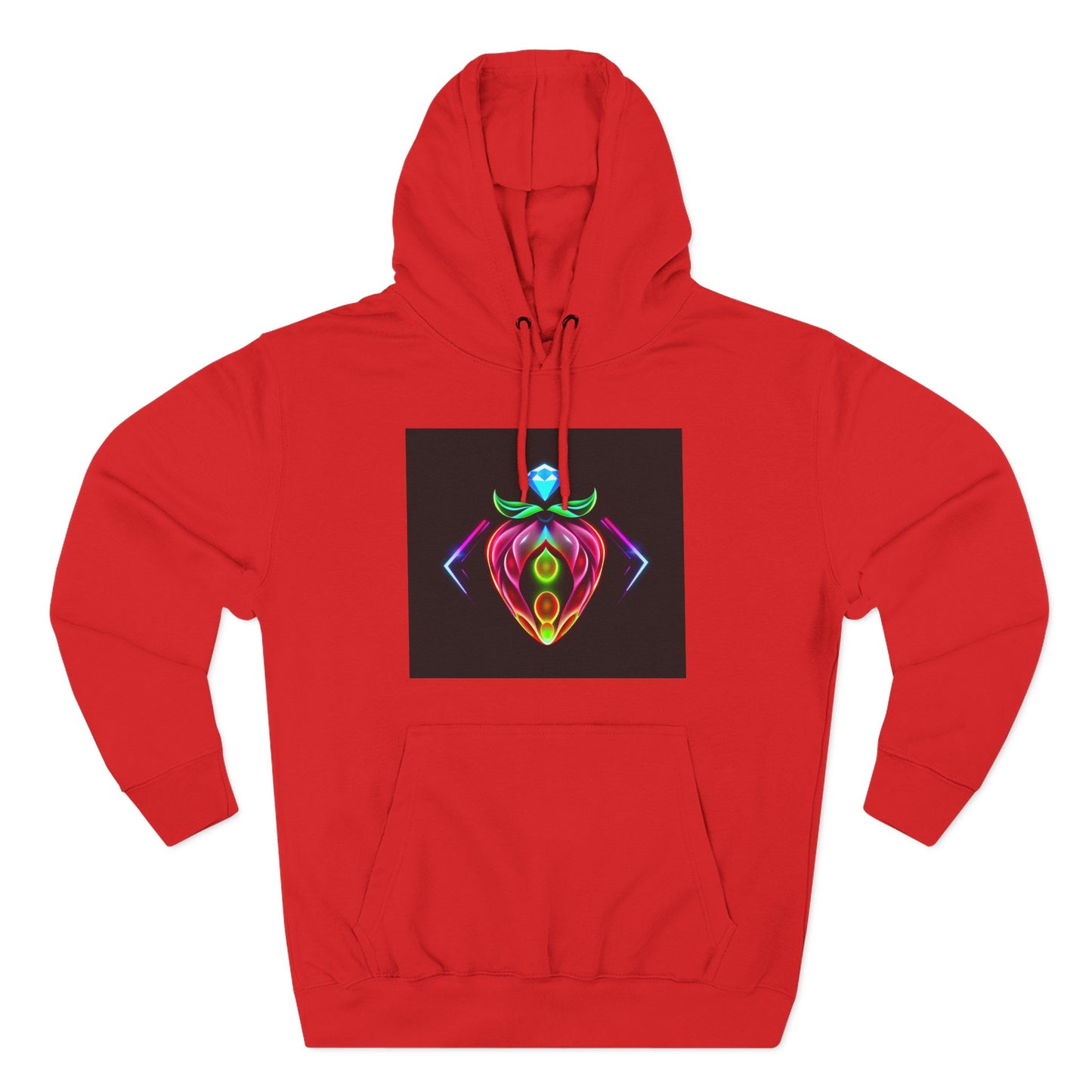Vibrant Art Hoodie, Colorful Fleece Hoodie, Unique Sweatshirt, Artistic Gift, Cozy Layer for Every Occasion