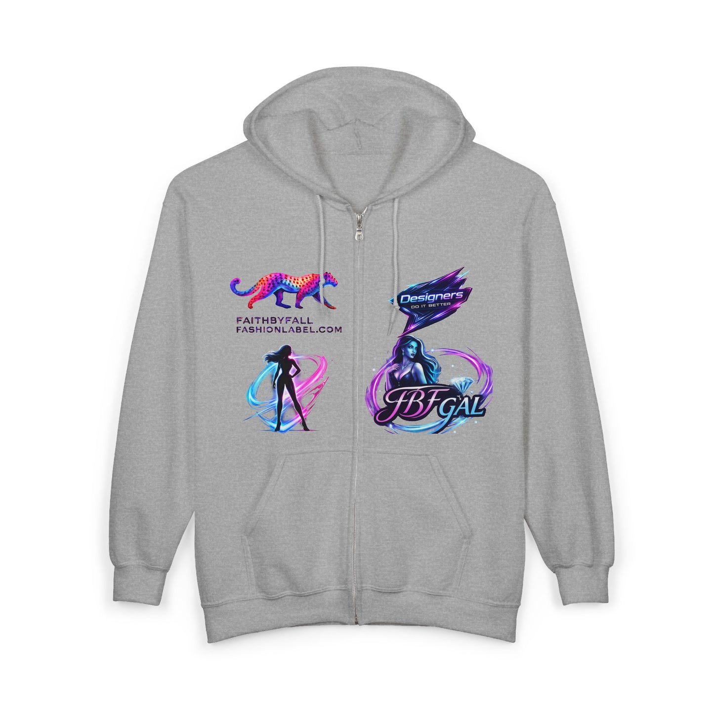 Unisex Heavy Blend™ Full Zip Hooded Sweatshirt