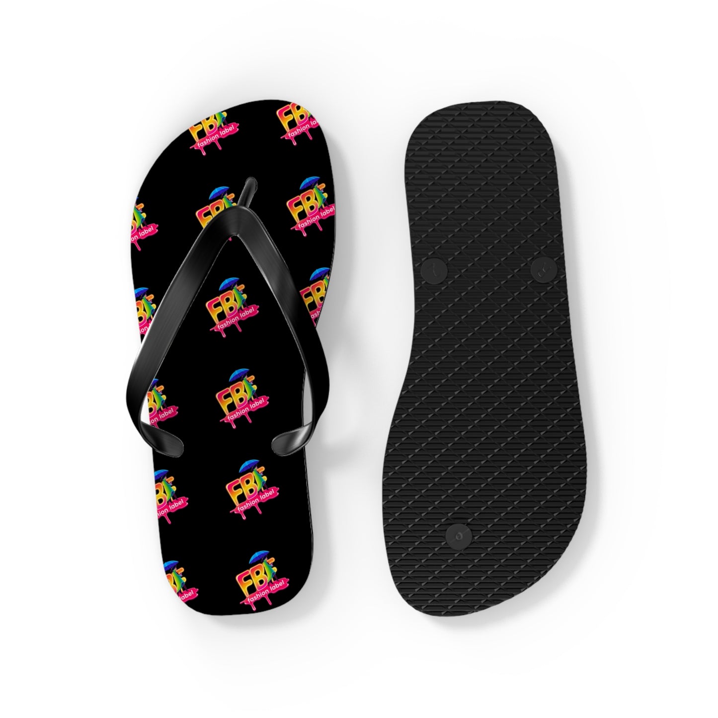 Colorful Fun Flip Flops for Beach Days, Summer Outfits, Pool Parties, Vacation, Gift for Her