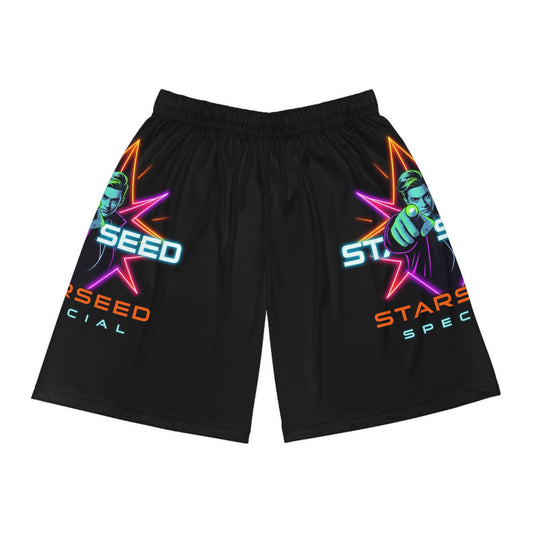 Starseed Basketball Shorts, Cosmic Sportswear, Athletic Shorts, Cool Activewear, Gift for Gamers, Comfortable Basketball Gear