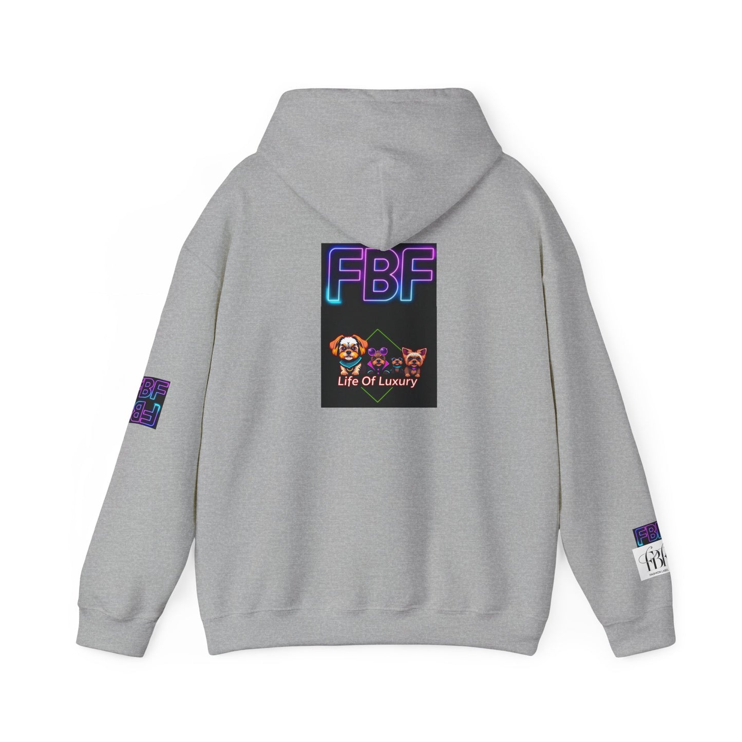 Luxury Life Unisex Hoodie - Cozy Sweatshirt for Pet Lovers, Gift for Birthdays, Everyday Wear, Chill Vibes, FBF Collection