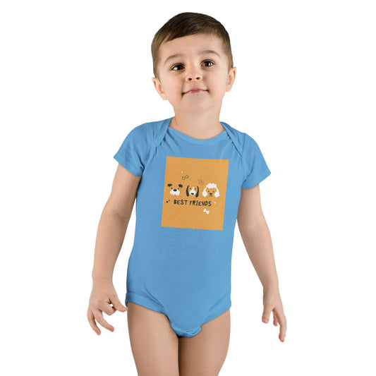 Best friends doggie Baby Short Sleeve Onesie®