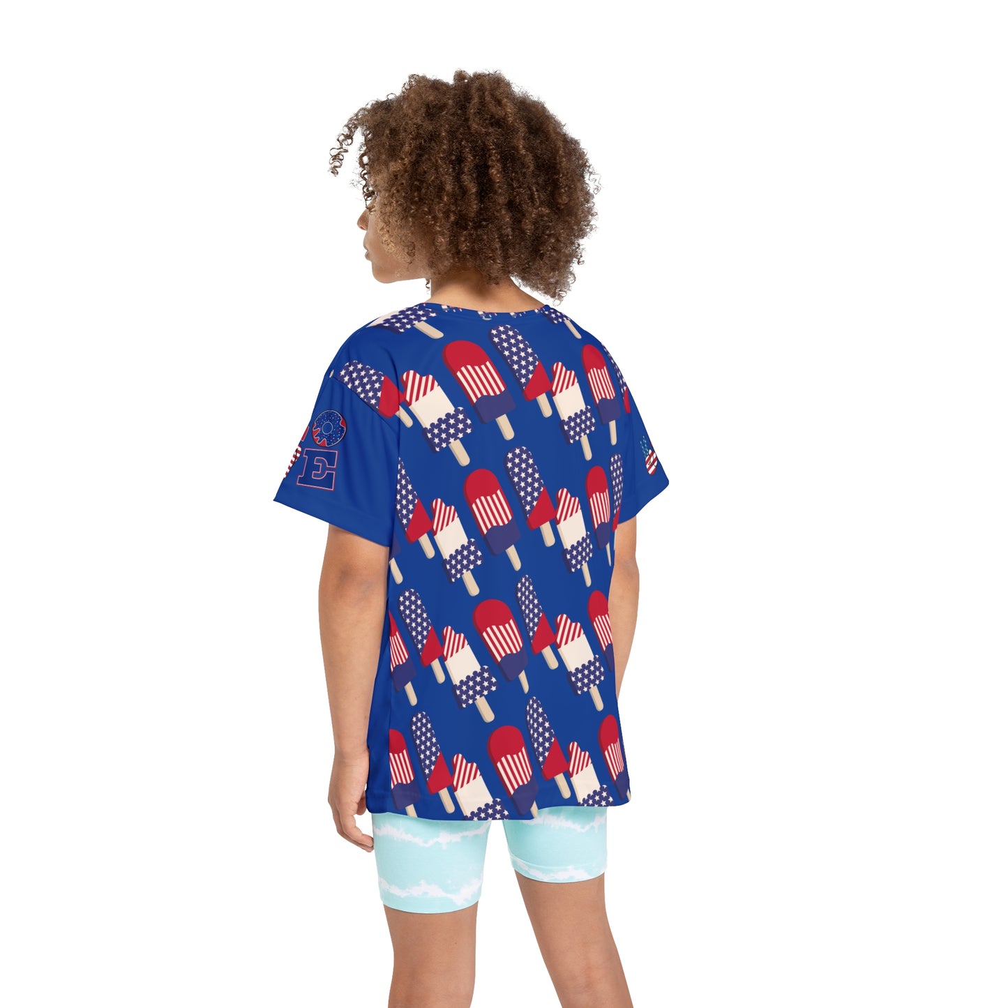 Peace to America Kids Sports Jersey (AOP)