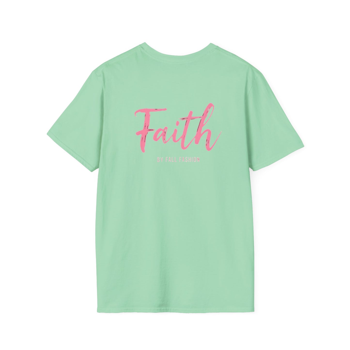 Faith-Inspiring Unisex Softstyle T-Shirt, Everyday Wear, Gift for Her, Christian Apparel, Inspirational Tee, Spiritual Comfort