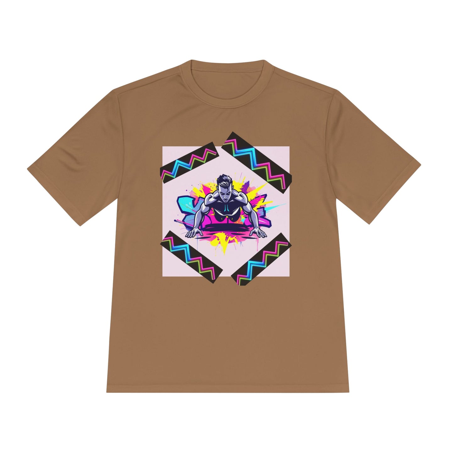Vibrant Graphic Moisture Wicking Tee for Active Lifestyle