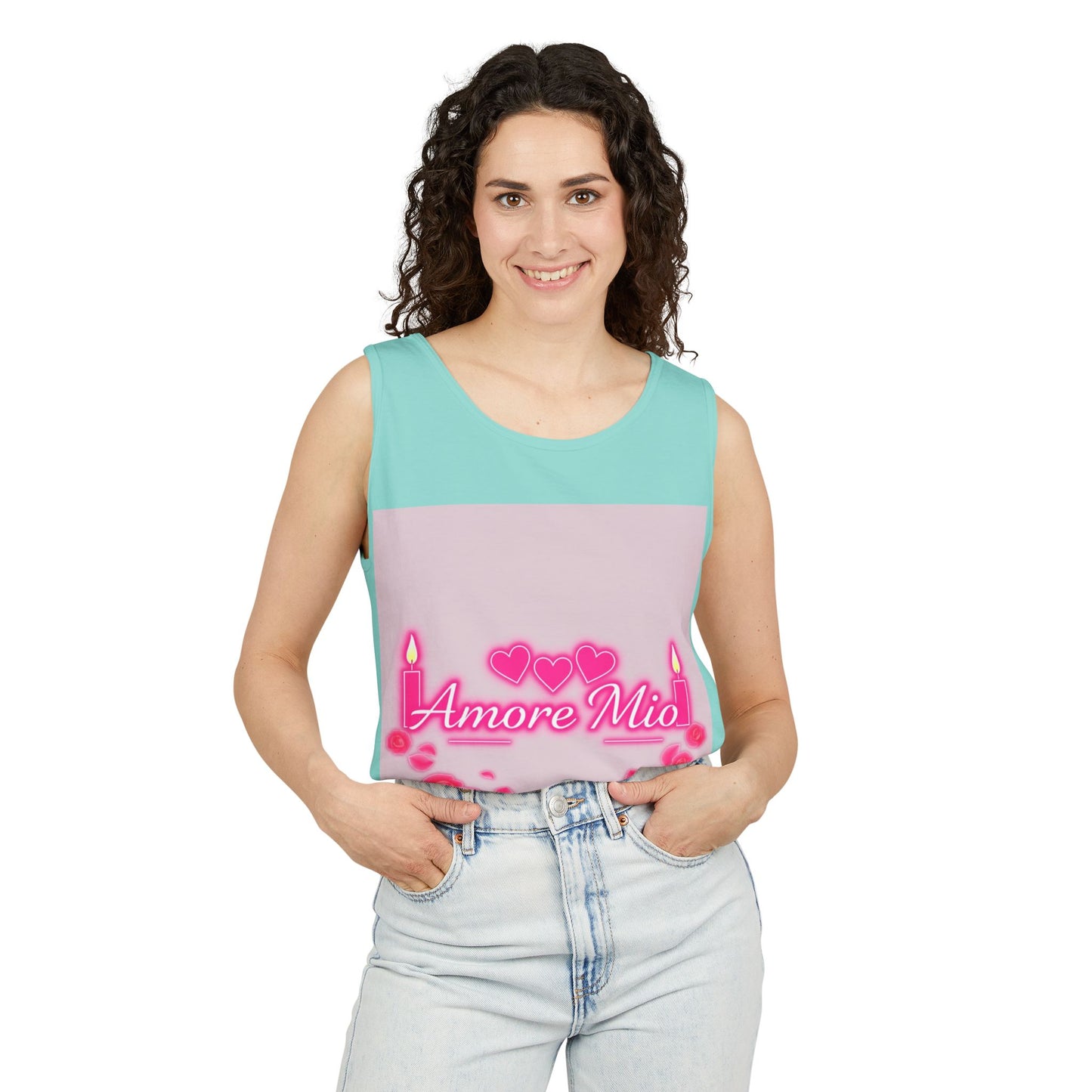 Unisex Graphic Tank Top, Cute Casual Summer Wear, Perfect for Gifts, Self-Love Celebration, Festive & Fun, Daily Comfort