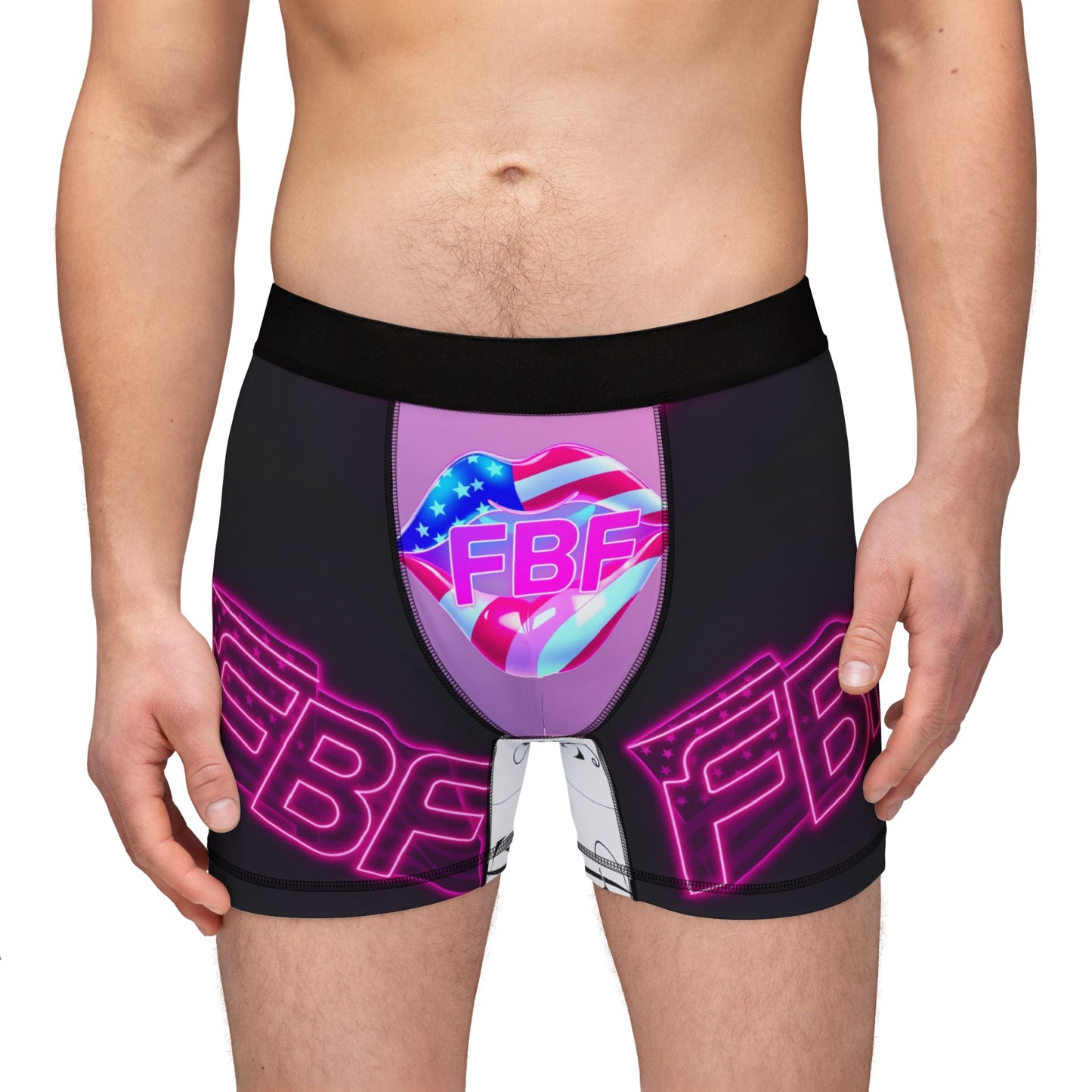 Men's Neon Boxers, Fun Men's Underwear, Party Boxers, Gift for Him, Unique Boxer Shorts