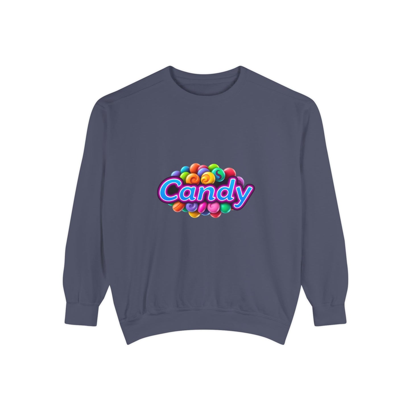 Candy-Themed Unisex Garment-Dyed Sweatshirt - Nostalgic Apparel for Sweet Lovers, Cozy Casual Wear, Gift for Candy Lovers, Colorful [...]