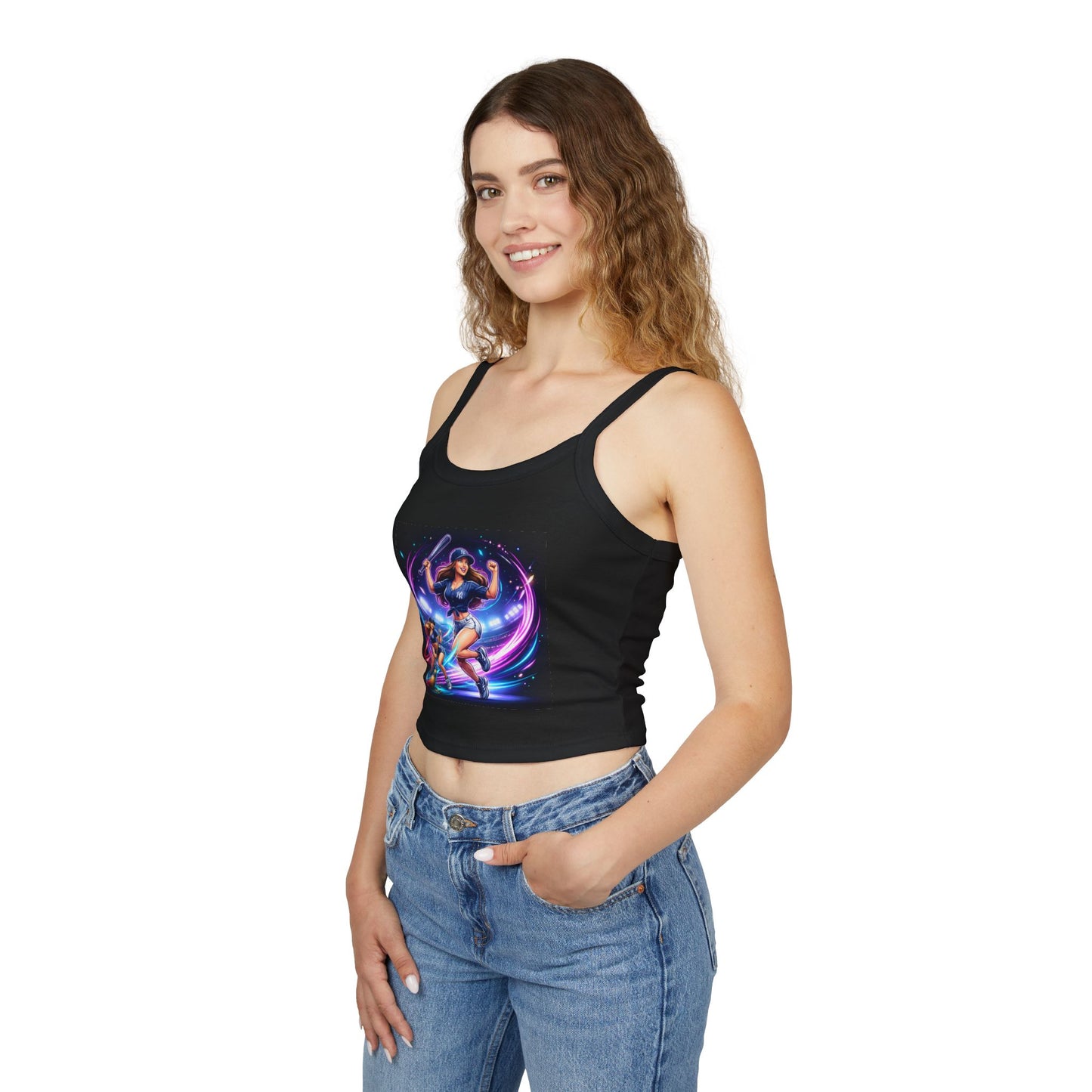 Yankees sweep Women's Spaghetti Strap Tank Top