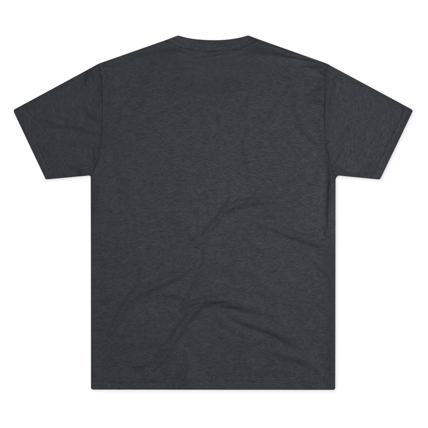 Fitness Motivation Tri-Blend Crew Tee - Vibrant Push-Up Design