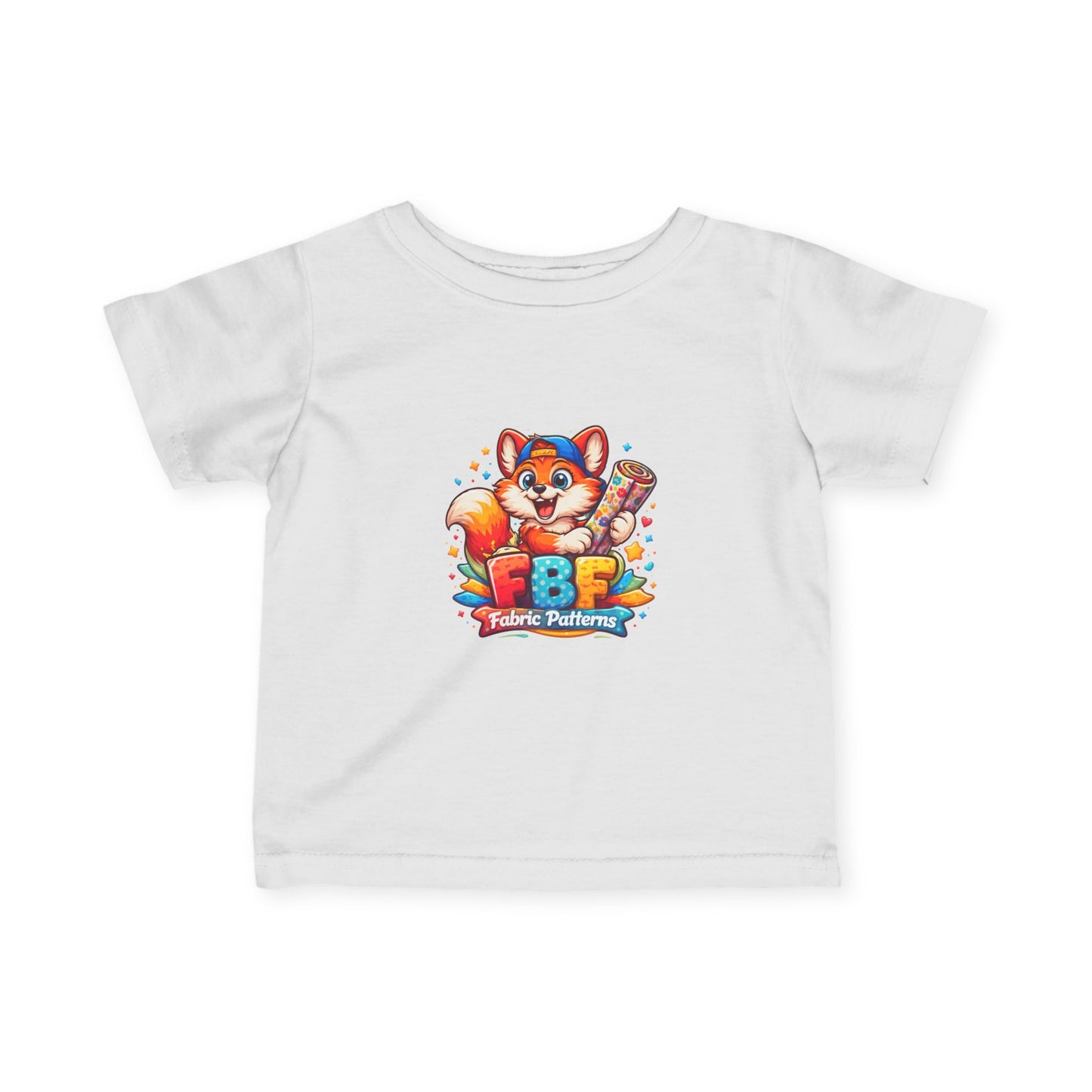 Infant Tee — Cute Fox "Faith Fox" Graphic Baby Shirt