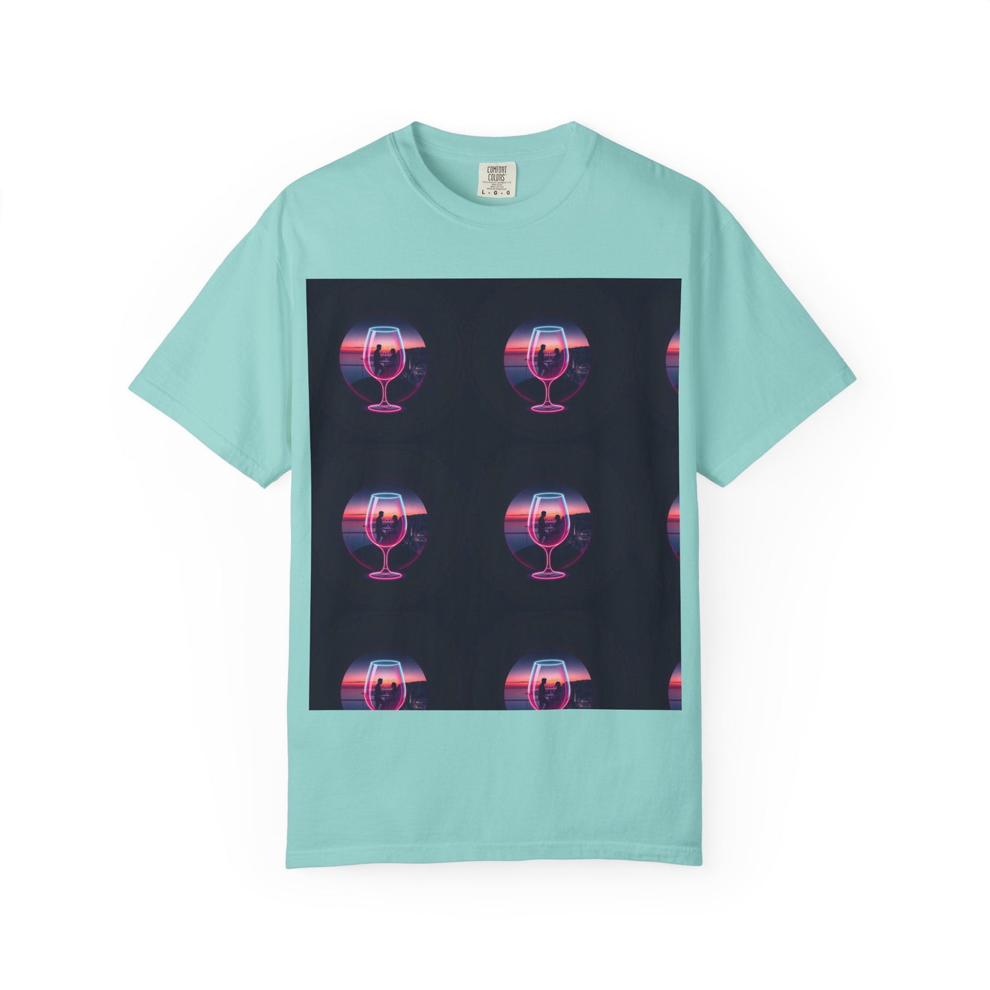 Retro Sunset Glasses T-Shirt, Unisex Garment-Dyed Tee for Casual Wear, Vintage Aesthetic Shirt, Gift for Friends, Summer Vibes Tee, [...]