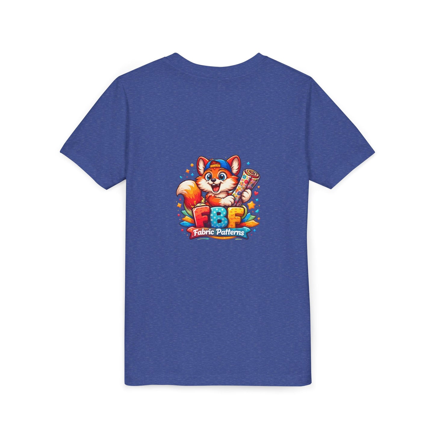 Youth Tee — Colorful Cartoon Fox 'FBF' Logo Kids Shirt