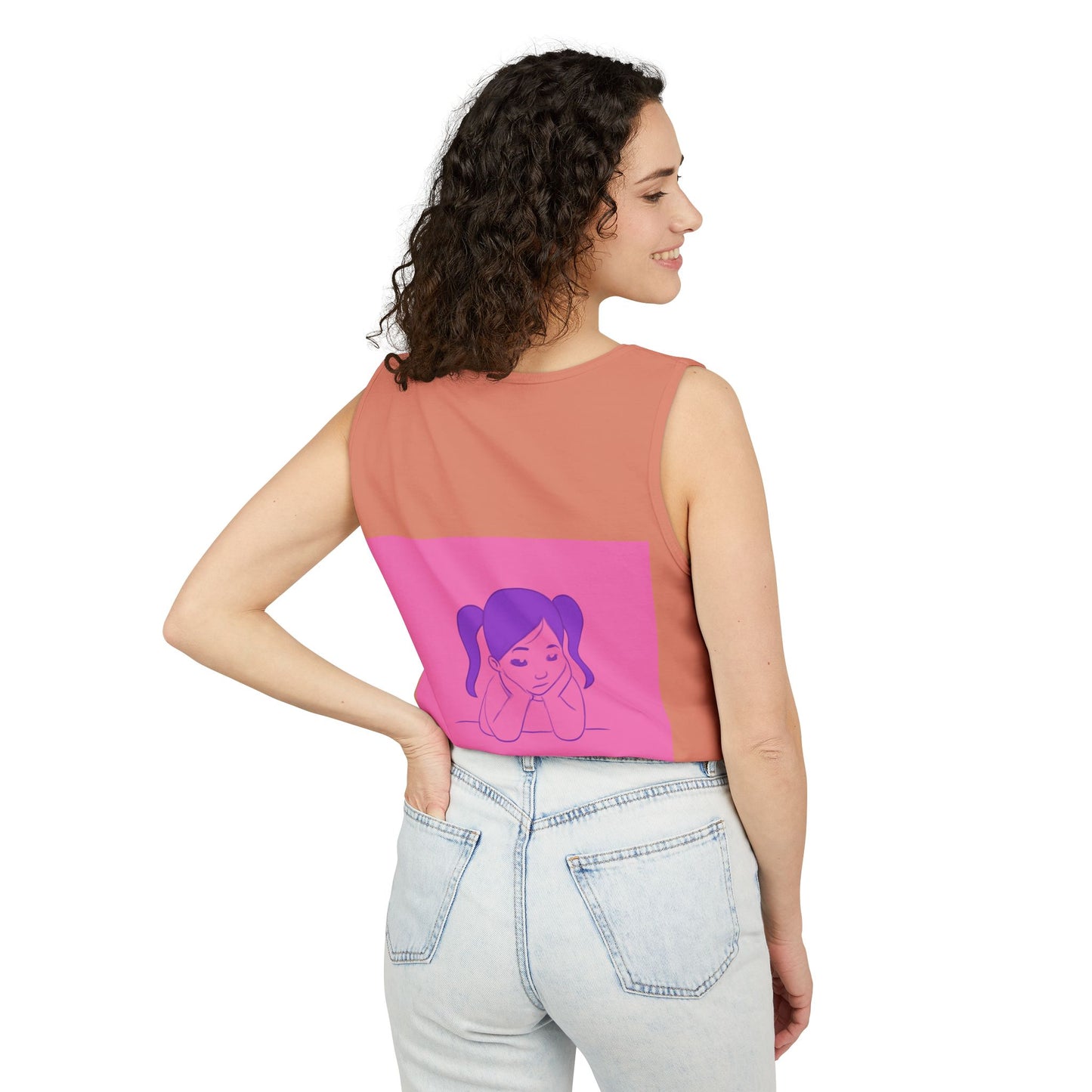 Unisex Graphic Tank Top, Cute Casual Summer Wear, Perfect for Gifts, Self-Love Celebration, Festive & Fun, Daily Comfort