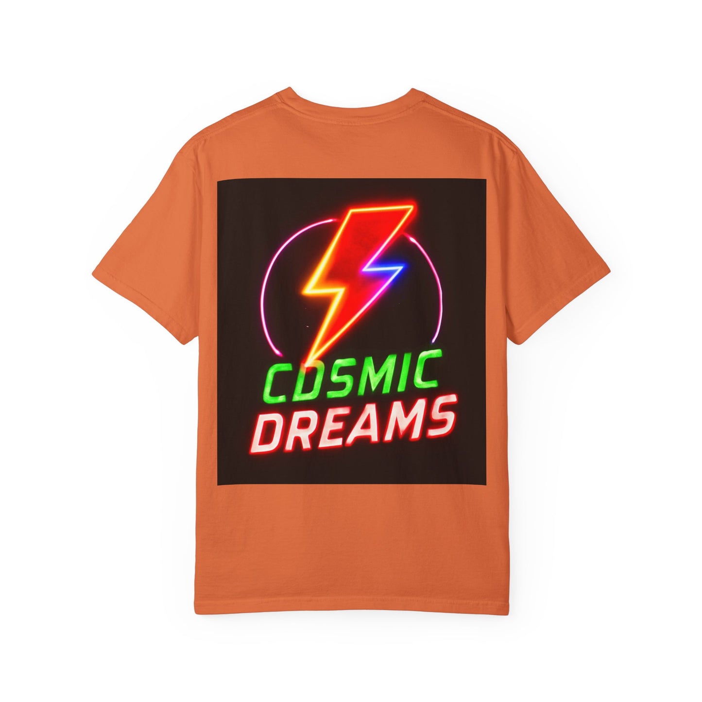 Vibrant Unisex Graphic T-Shirt, Cosmic Dreams Tee, Retro Neon Shirt, Stylish Casual Wear, Gift for Gamers & Dreamers