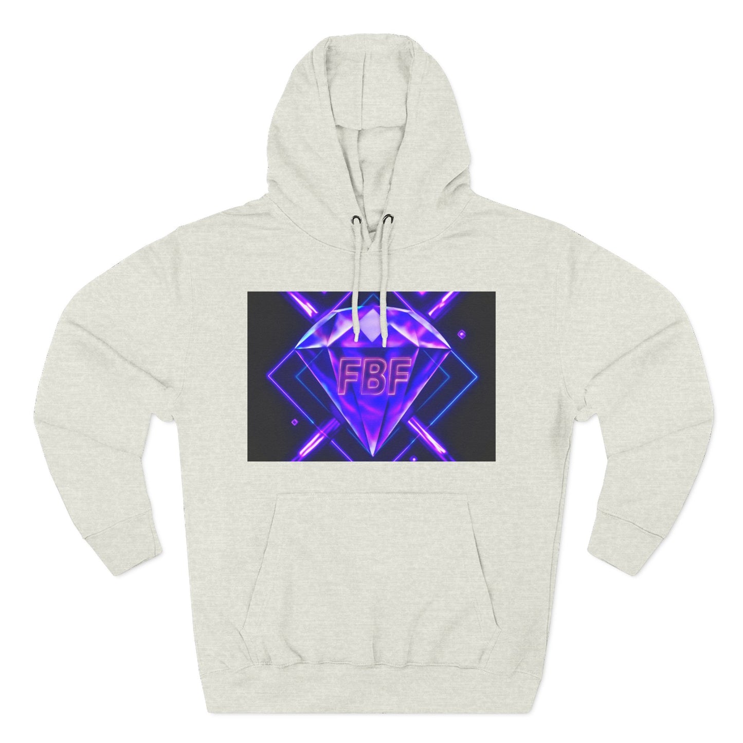Futuristic Neon Fleece Hoodie, Stylish Sweatshirt, Vibrant Graphic Pullover, Perfect Gift for Tech Lovers, Unique Streetwear