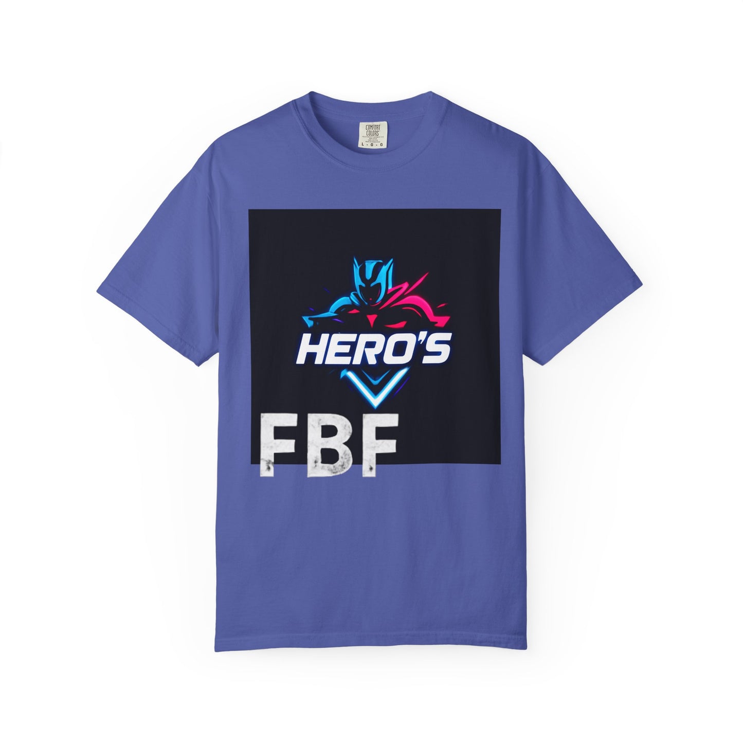 Hero's Unisex Garment-Dyed T-shirt, Casual Tee, Perfect for Gifting, Comic Fans, Hero Celebrations, Graphic Tee, Everyday Wear