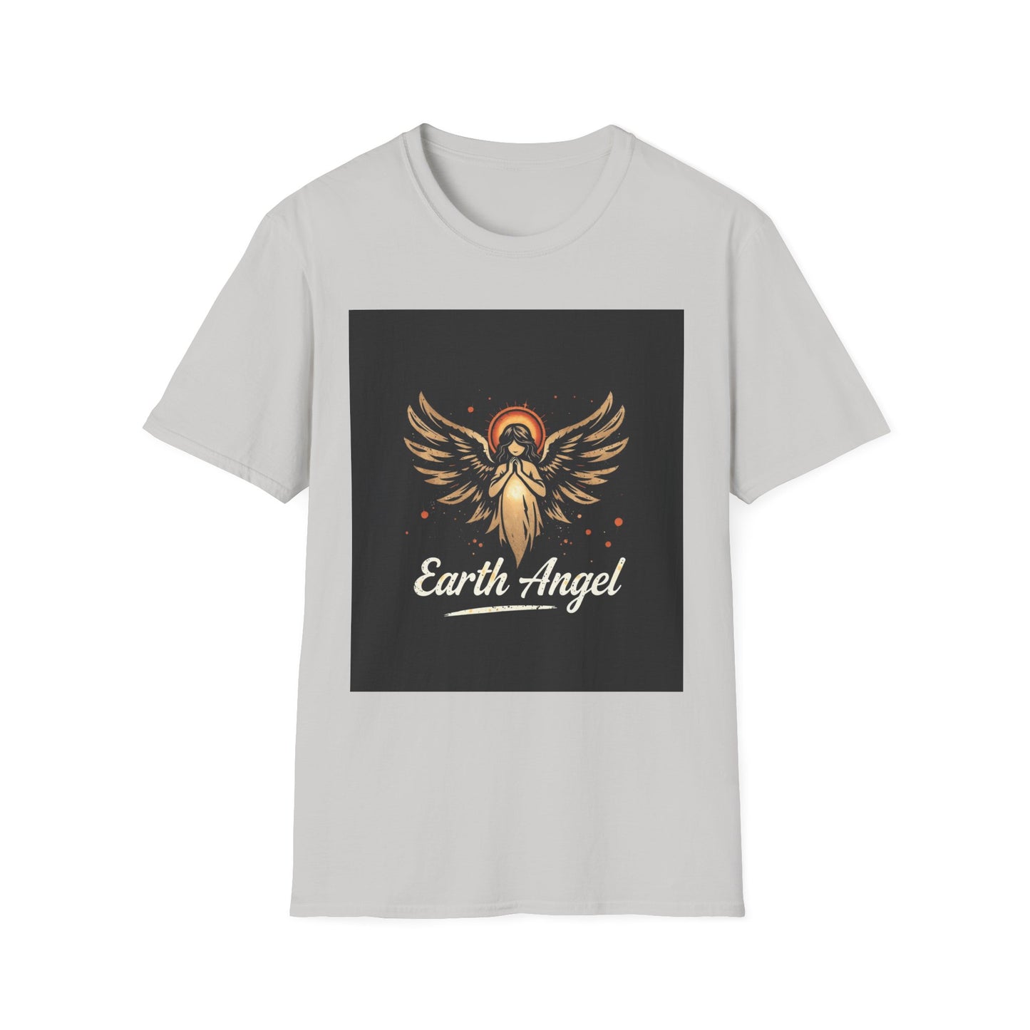 Earth Angel Unisex T-Shirt | Softstyle Tee for Comfort, Great Gift for Birthdays, Casual Wear, Spiritual Gifts, Music Festivals