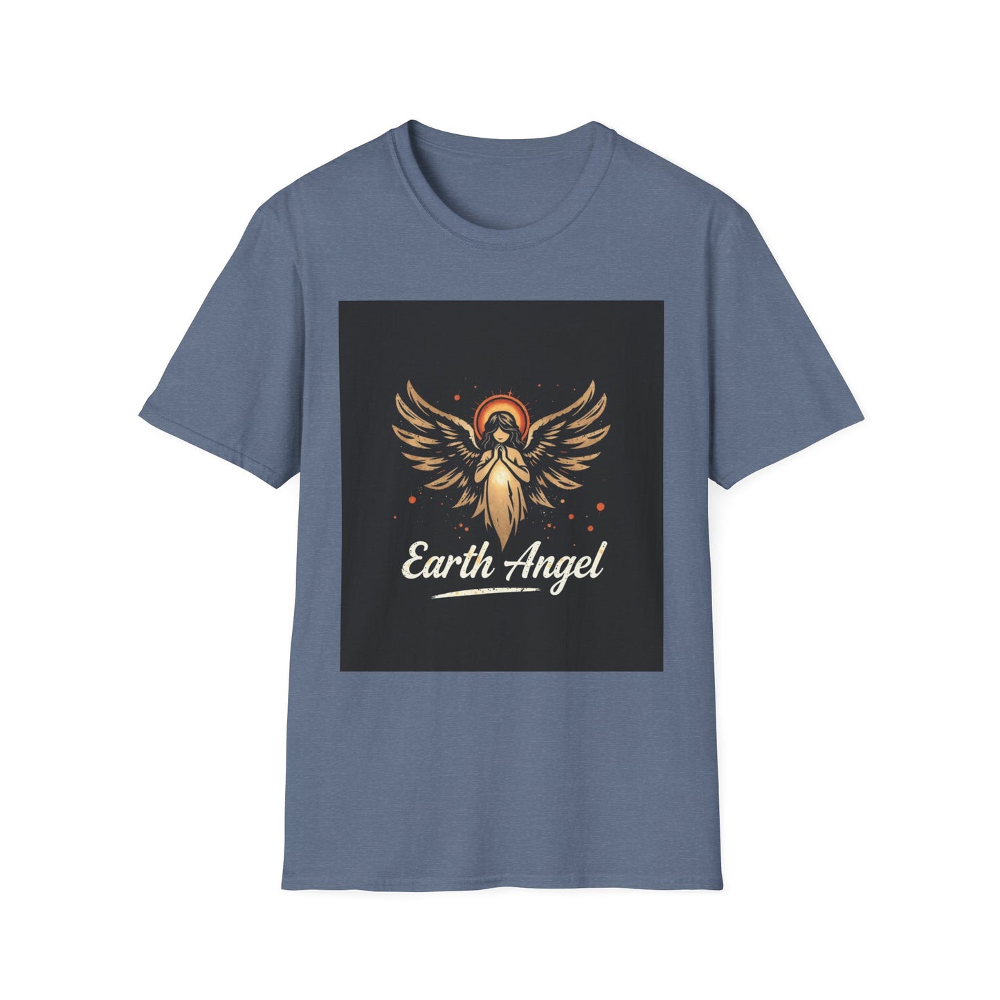 Earth Angel Unisex T-Shirt | Softstyle Tee for Comfort, Great Gift for Birthdays, Casual Wear, Spiritual Gifts, Music Festivals