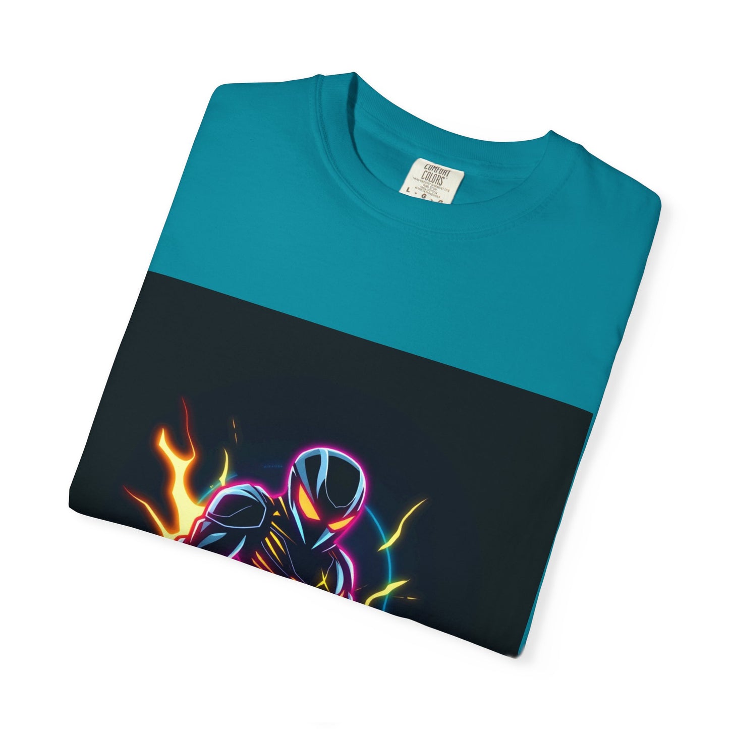Vibrant Unisex Graphic T-Shirt, Cosmic Dreams Tee, Retro Neon Shirt, Stylish Casual Wear, Gift for Gamers & Dreamers