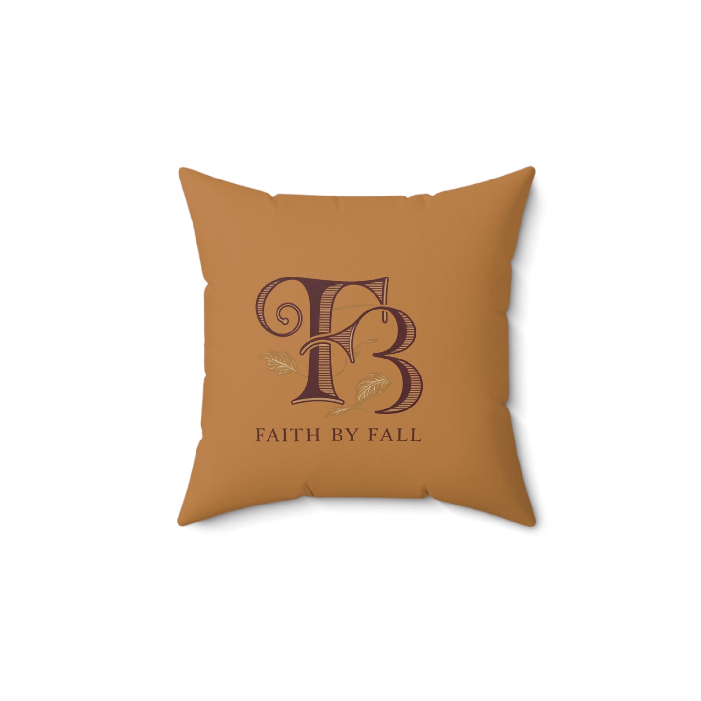 Faith by Fall Decorative Pillow, Cozy Autumn Decor, Seasonal Home Accent, Inspirational Cushion, Farmhouse Style Throw Pillow